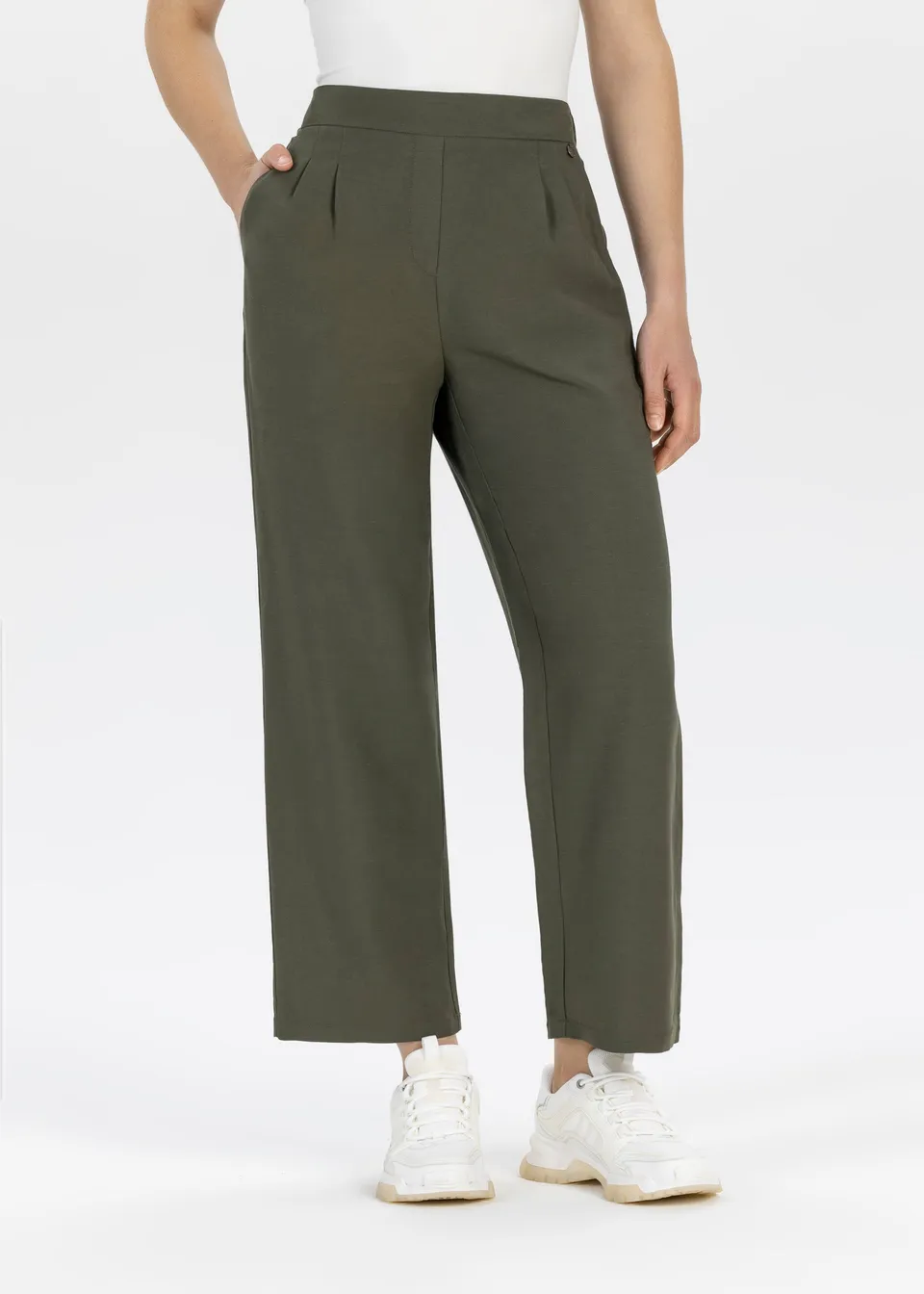 Stehmann Alexandria 6/8-Hose Grape Leaf Relaxed Fit