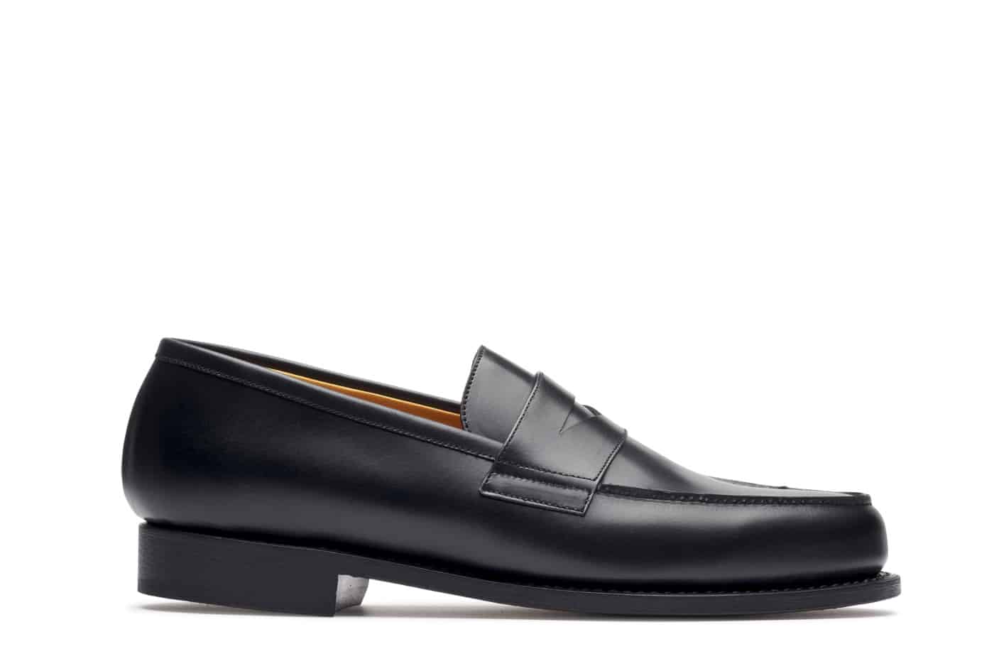 Paraboot Adonis Loafer Noir Glattleder Gummisohle