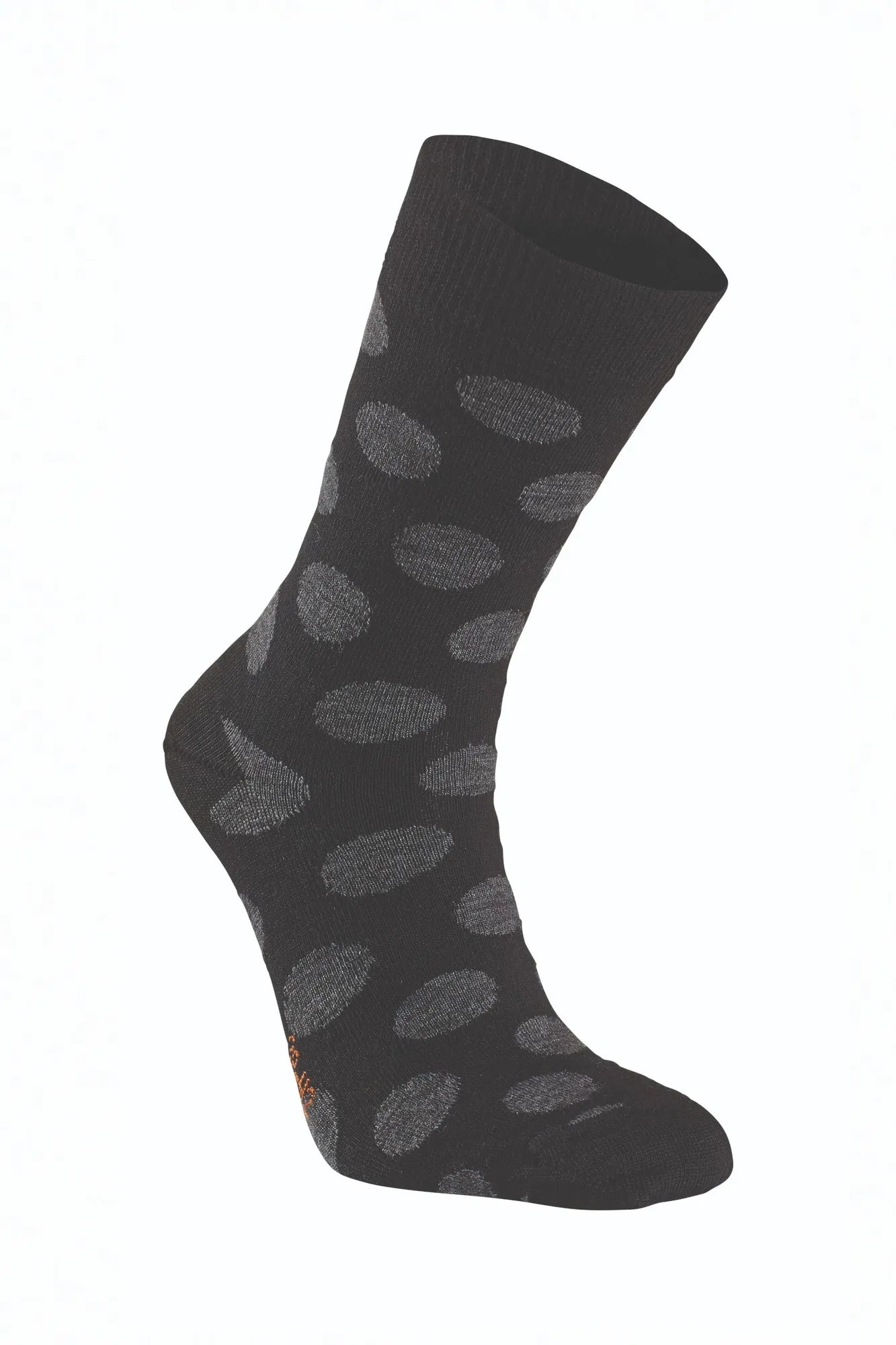 Ivanhoe Wool Sock Dot Wollsocken Black 35-38 Merino
