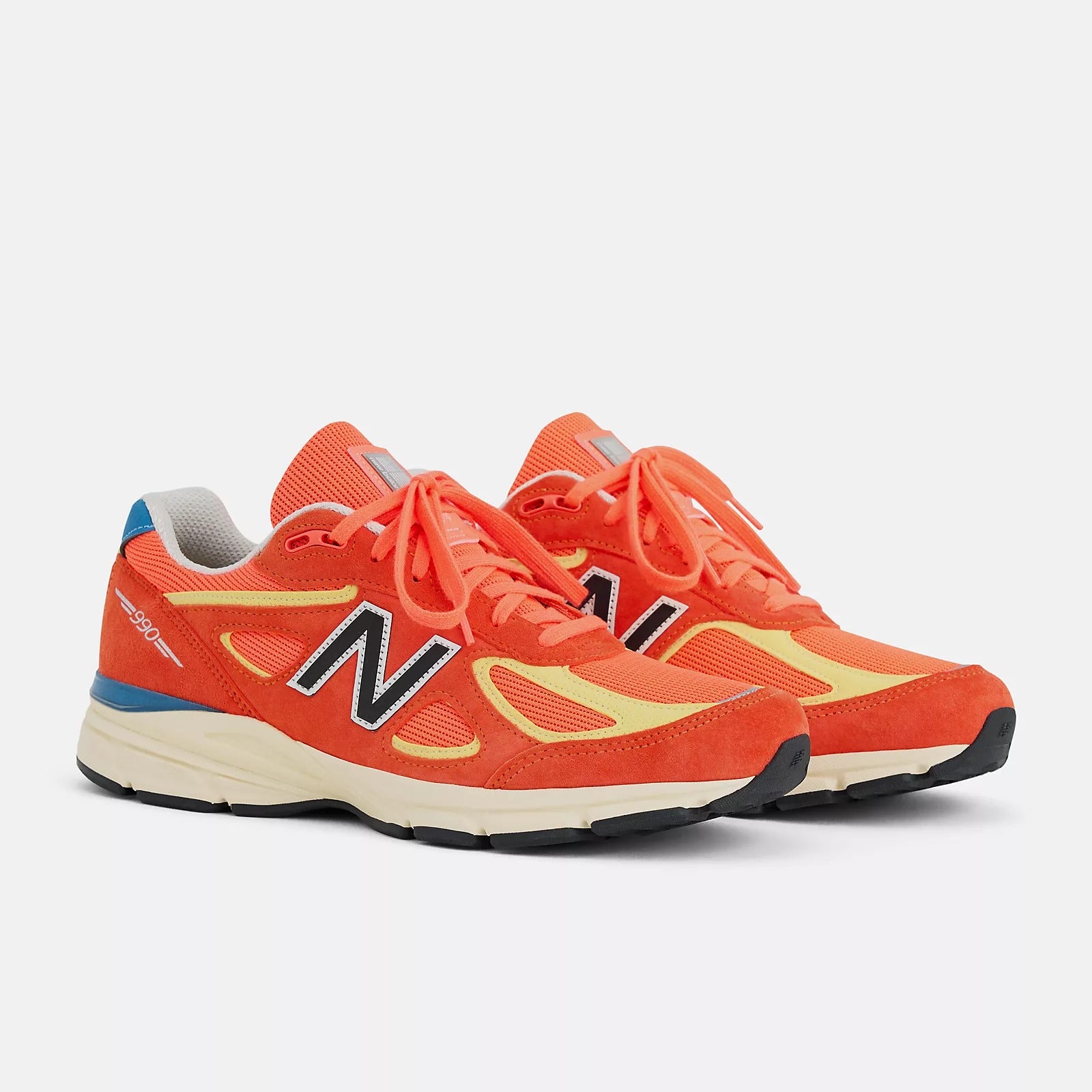 New Balance 990v4 Sneaker Urgent Red/Maize ABZORB