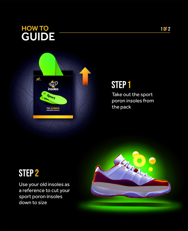 Crep Protect Sport Insoles Sneaker-Einlegesohlen Dämpfung