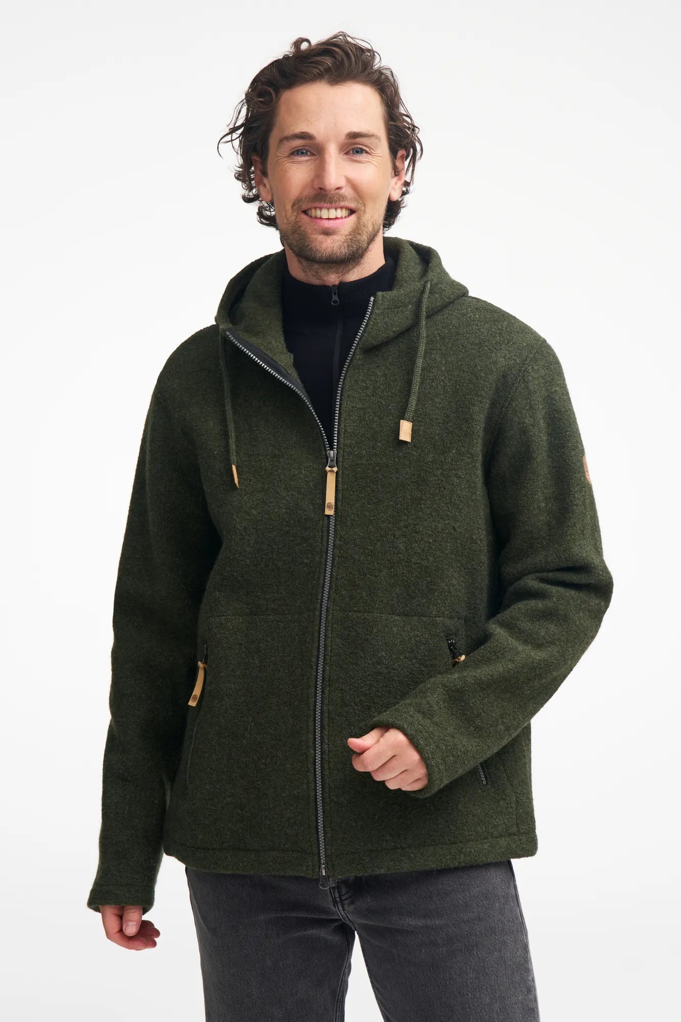 Ivanhoe Jackor GY Streten Jacket Wolljacke Loden Green 800g