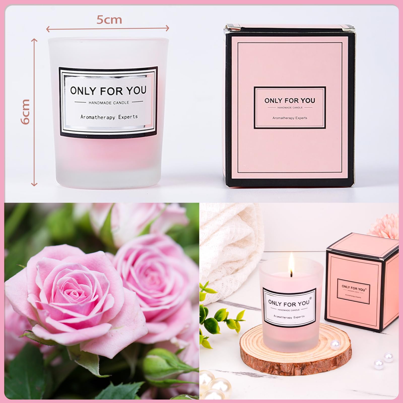 YYDSXK 40. Geburtstag Tasse Set Rosa Geschenkbox