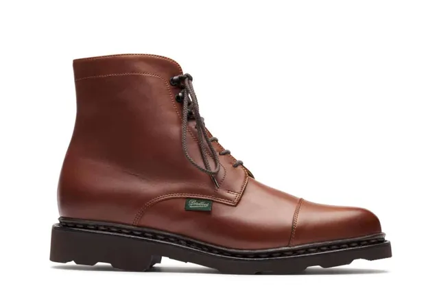 Paraboot Clamart Griff Stiefel Leder braun