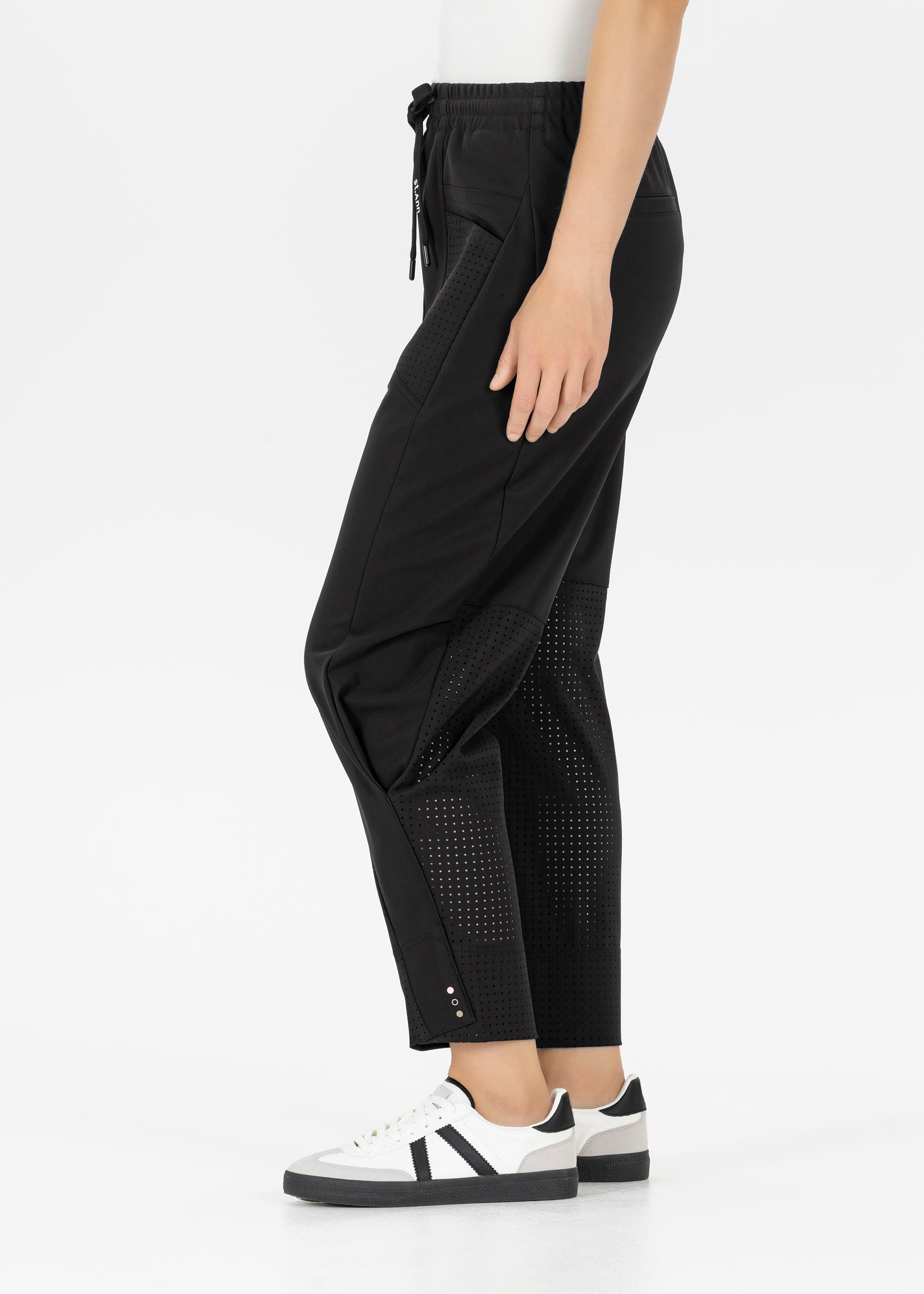Stehmann Raveni Jogpants 7/8 bonded schwarz O-Shape