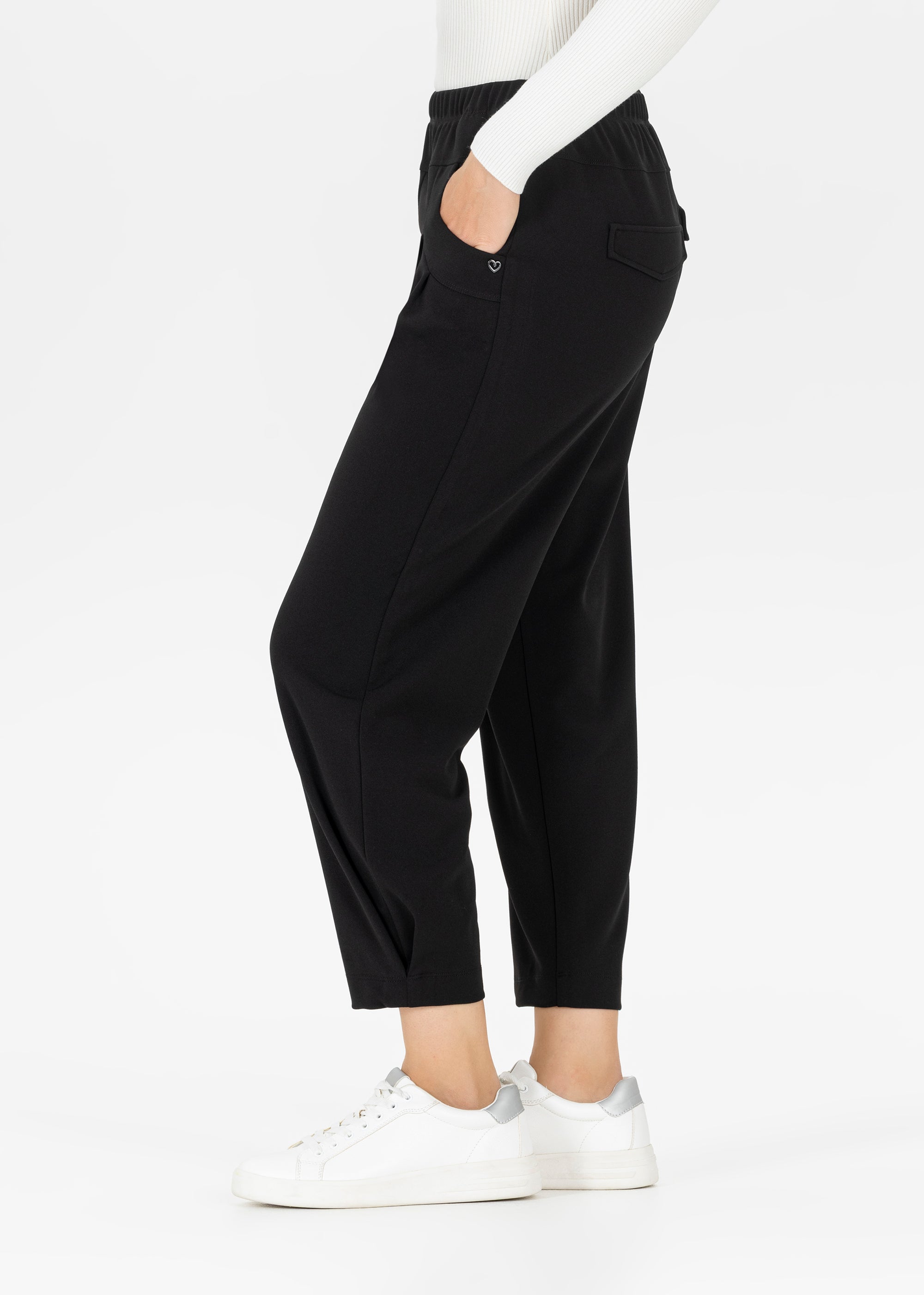 Stehmann Rachell 6/8-Hose schwarz Scuba-Crepe