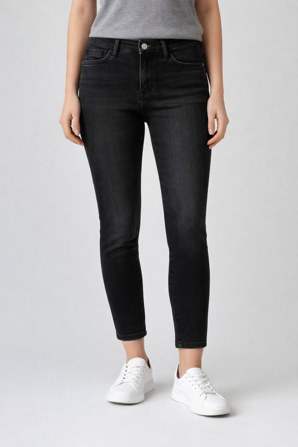 Stehmann Peggy 7/8 Jeans black sun Slim Denim