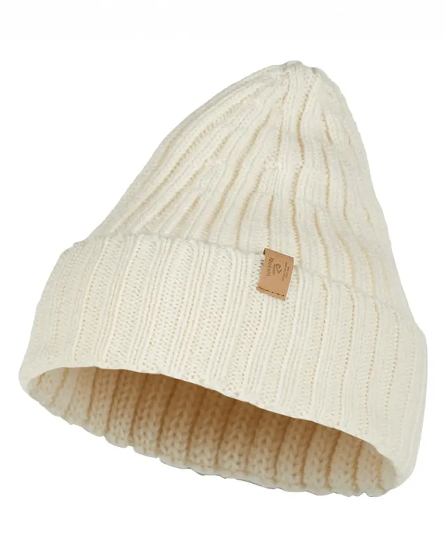 Ivanhoe NLS Rib Hat Wollmütze One Size Natural White 100%
