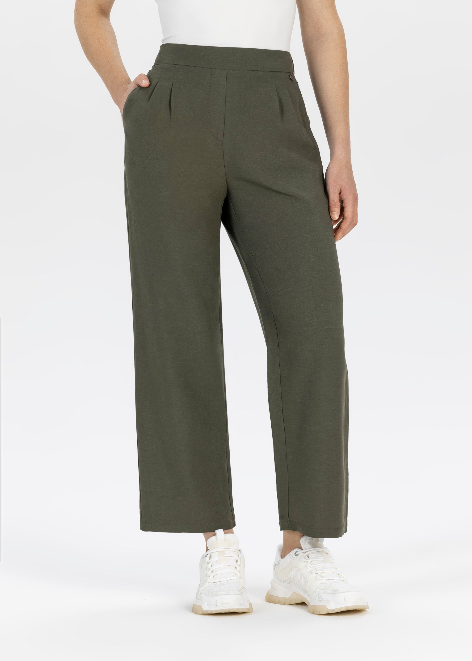 Stehmann Alexandria 6/8-Hose Grape Leaf Relaxed Fit