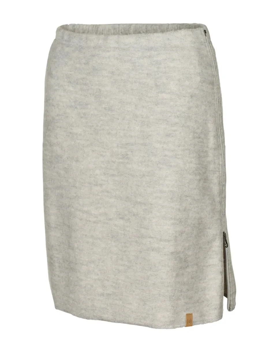 Ivanhoe GY Vegby Wollrock Light Silver Grey Gr.36-46 100% Wolle