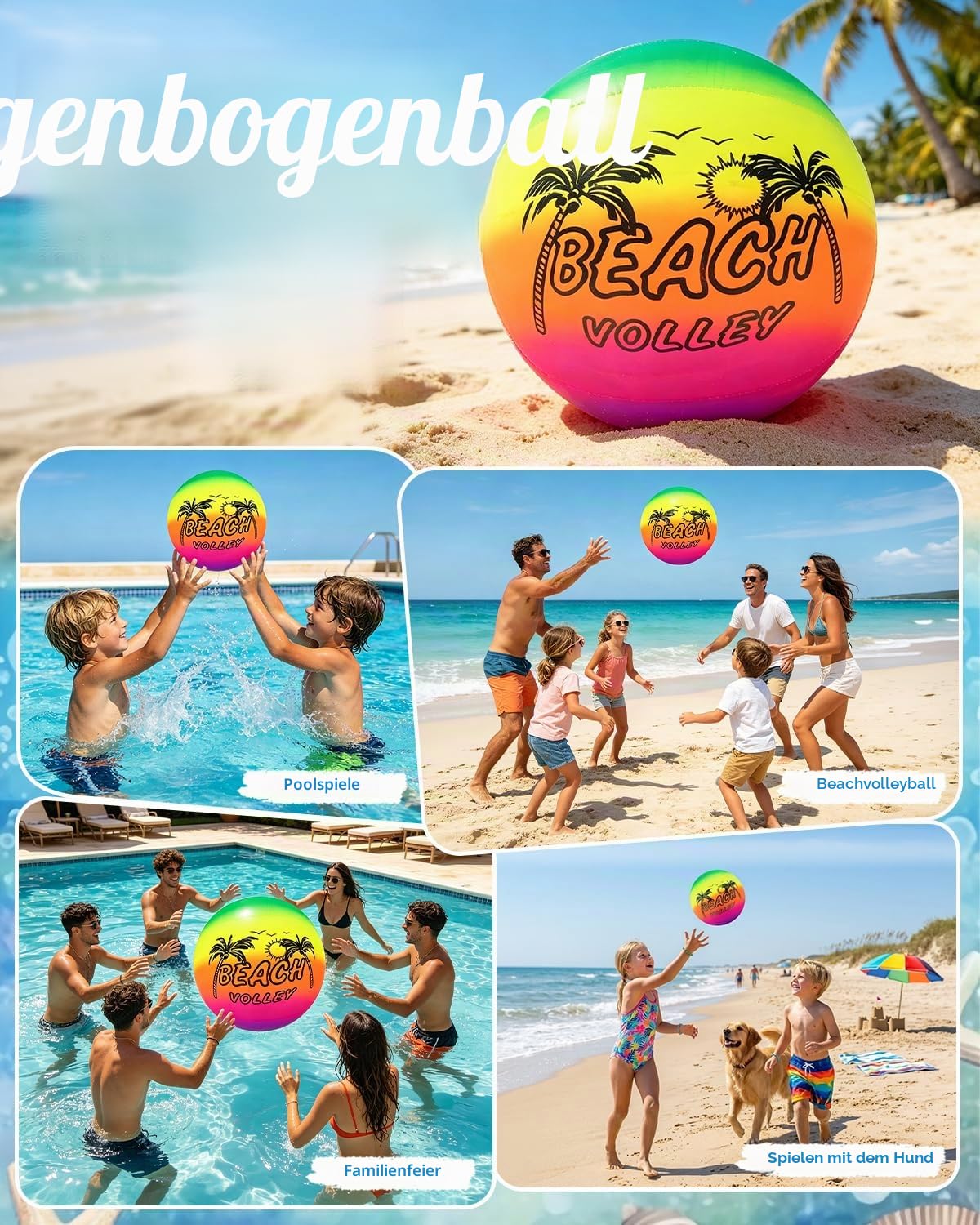 YYDSXK Tauchspielzeug Kinder 34 Teile LED Pool Set