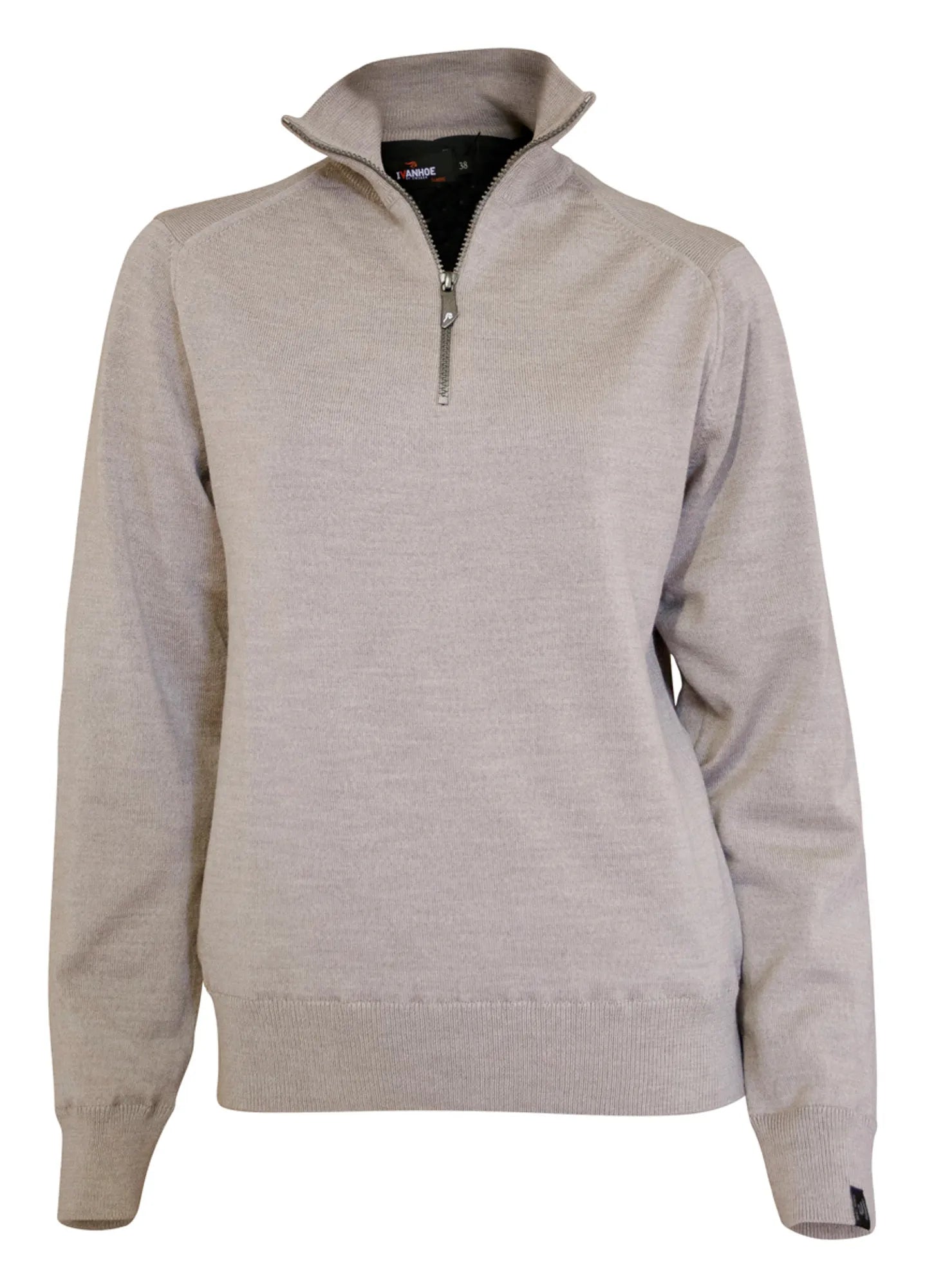 Ivanhoe Wilma Windbreaker Halbzip Stone Merino 280