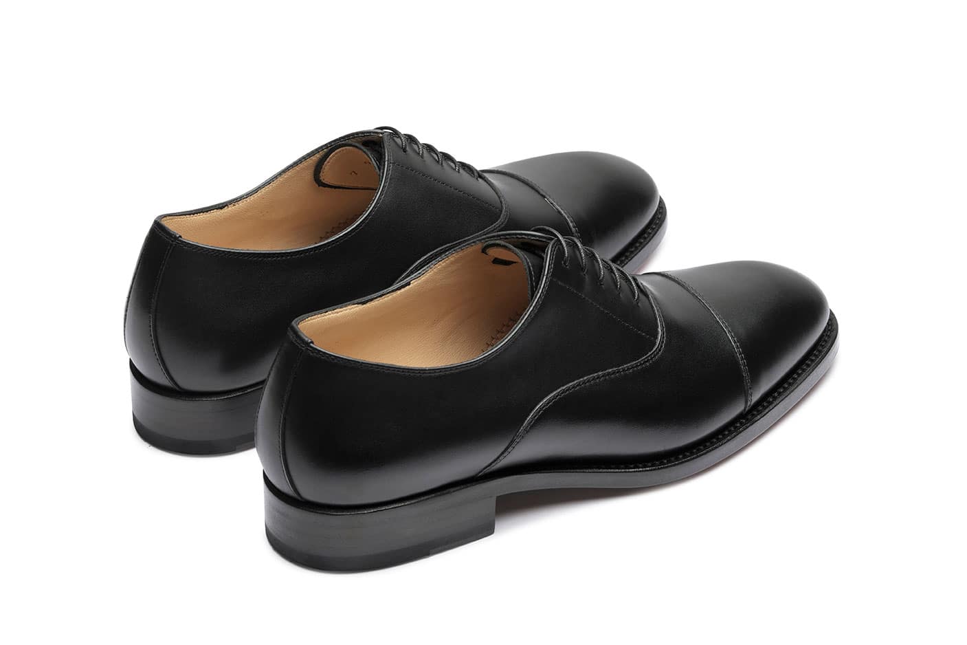 Paraboot Montaigne Oxford Cuir-Lisse Noir schwarz
