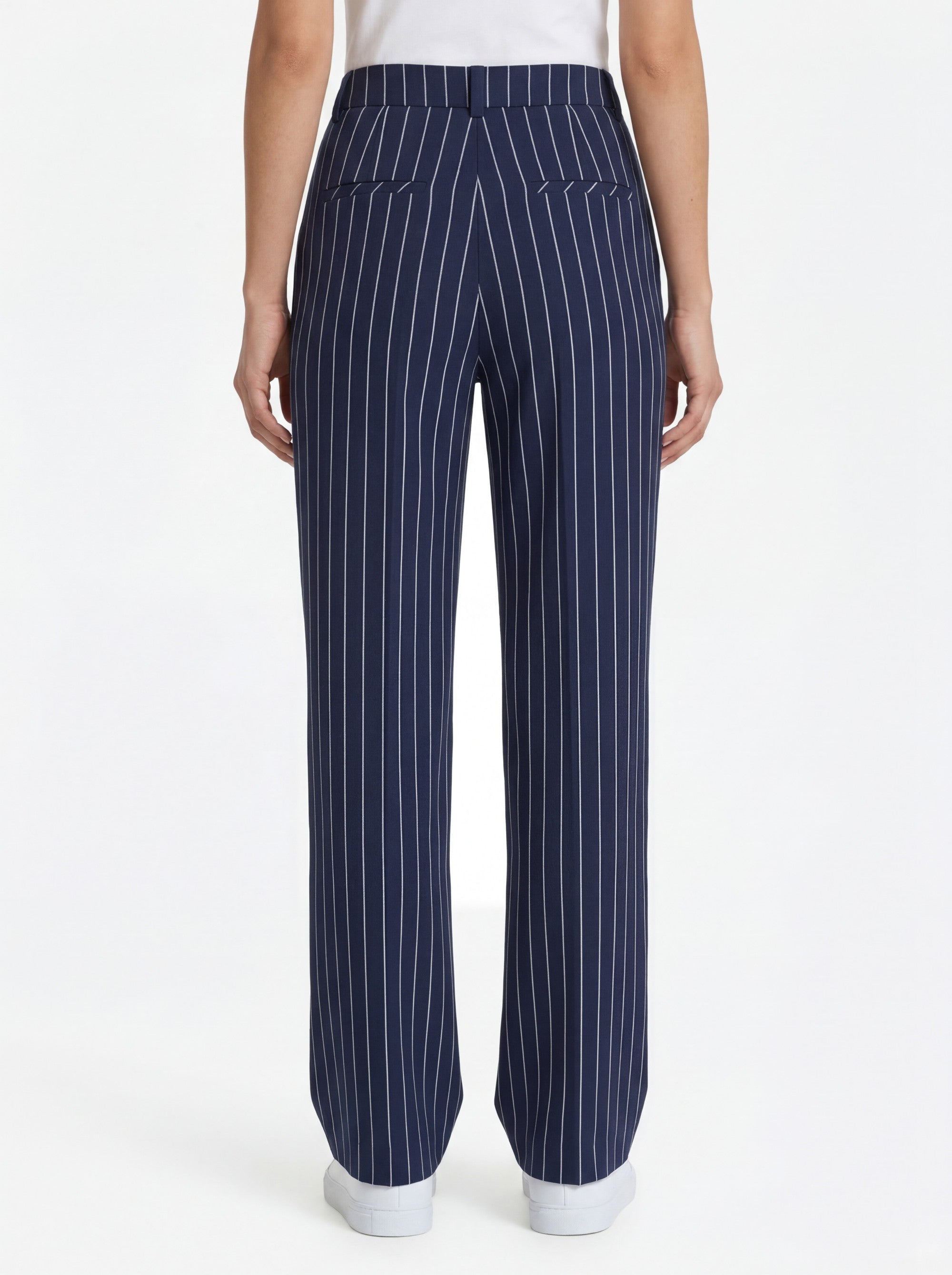 Stehmann Fenja Culotte Hose marine-weiss Nadelstreifen