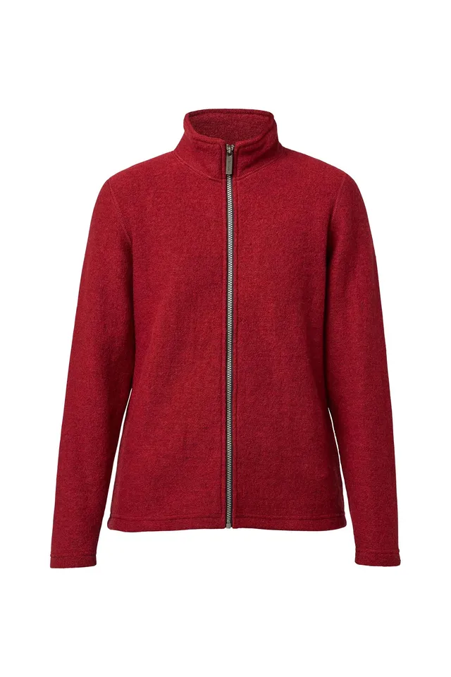 Ivanhoe Brodal Classic Wolljacke Chilli Red 100% Wolle