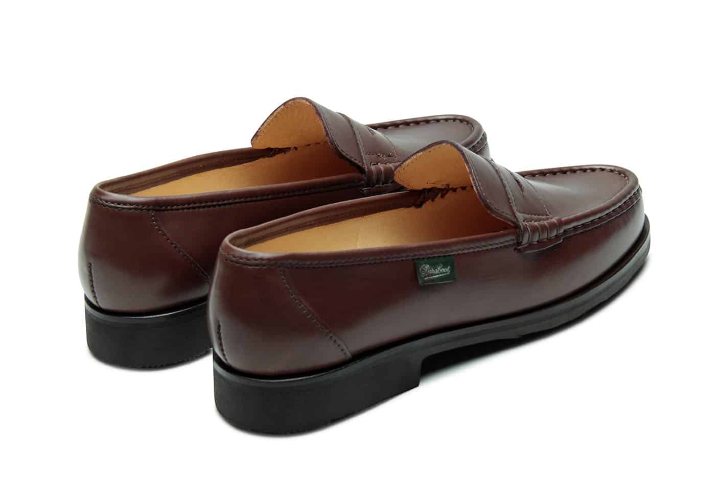 Paraboot Chasse Vignony Derby Lederschuhe braun Cafe