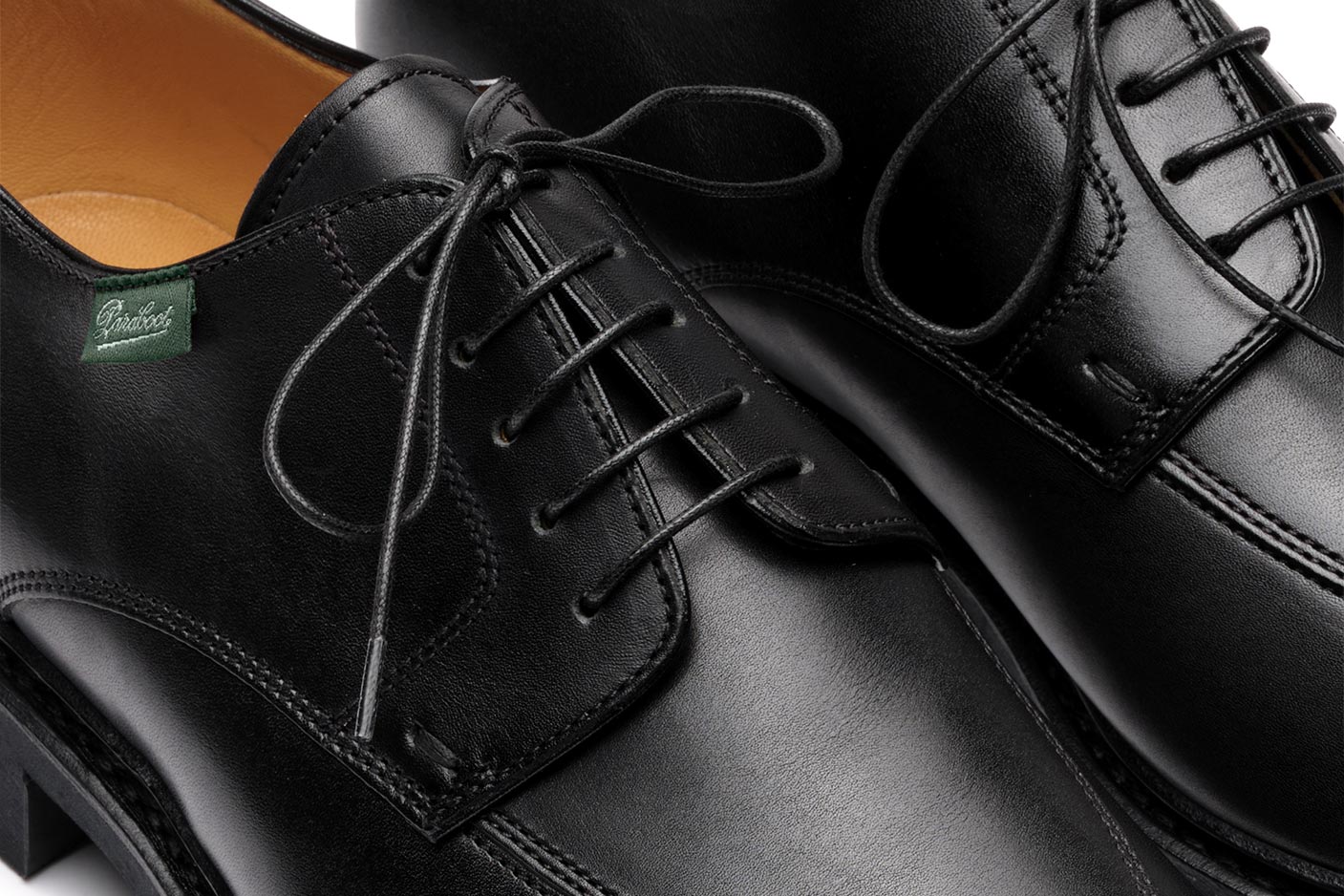 Paraboot Tournier Galaxy Derby Schwarz Glattleder