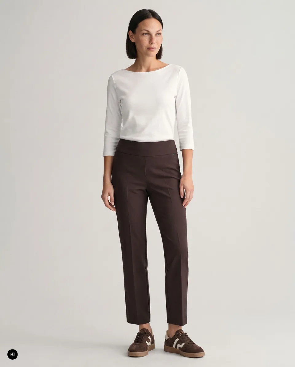 Stehmann Ina 6/8-Hose brown stone Jersey