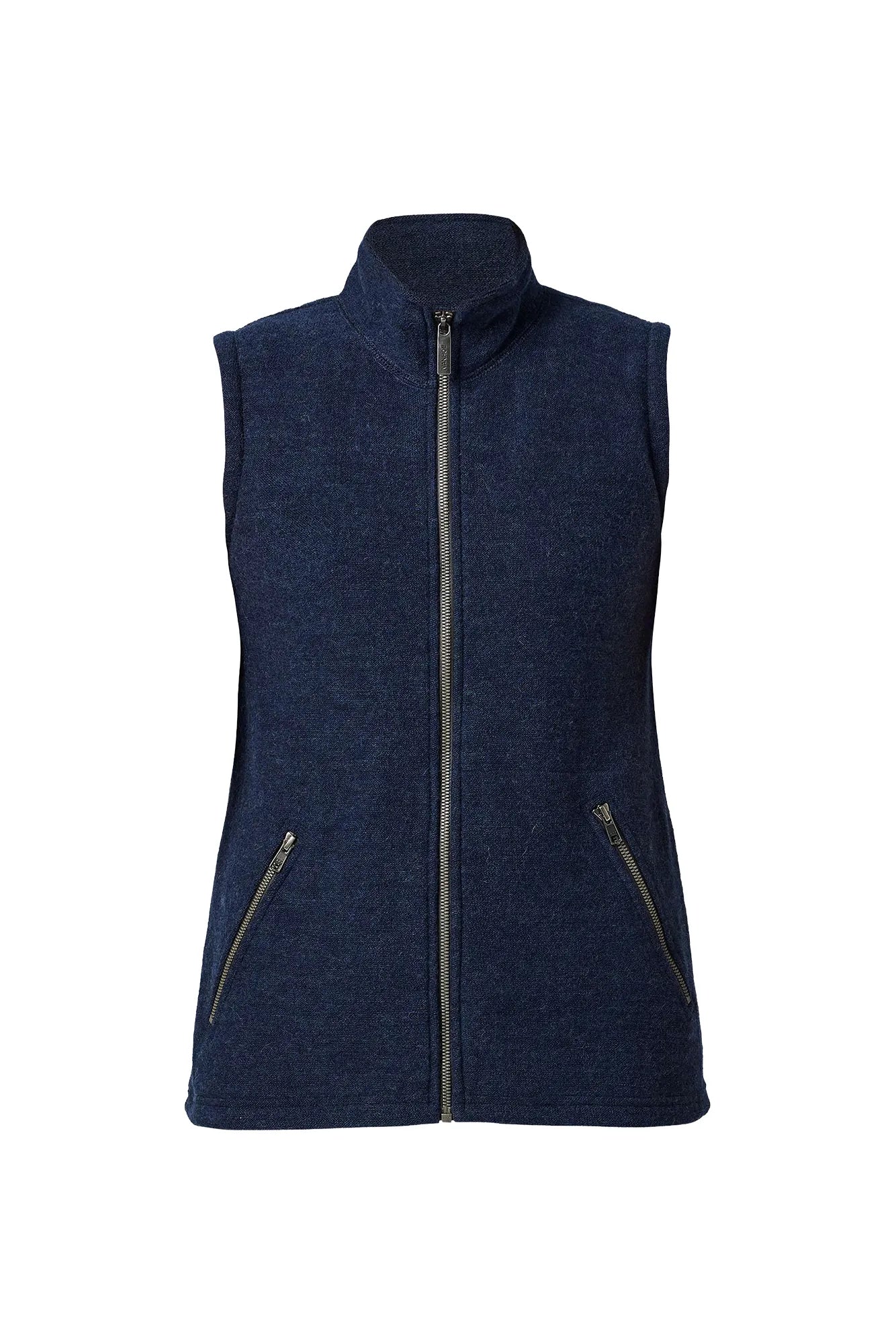 Ivanhoe Flora Vest Weste Light Navy Filzwolle