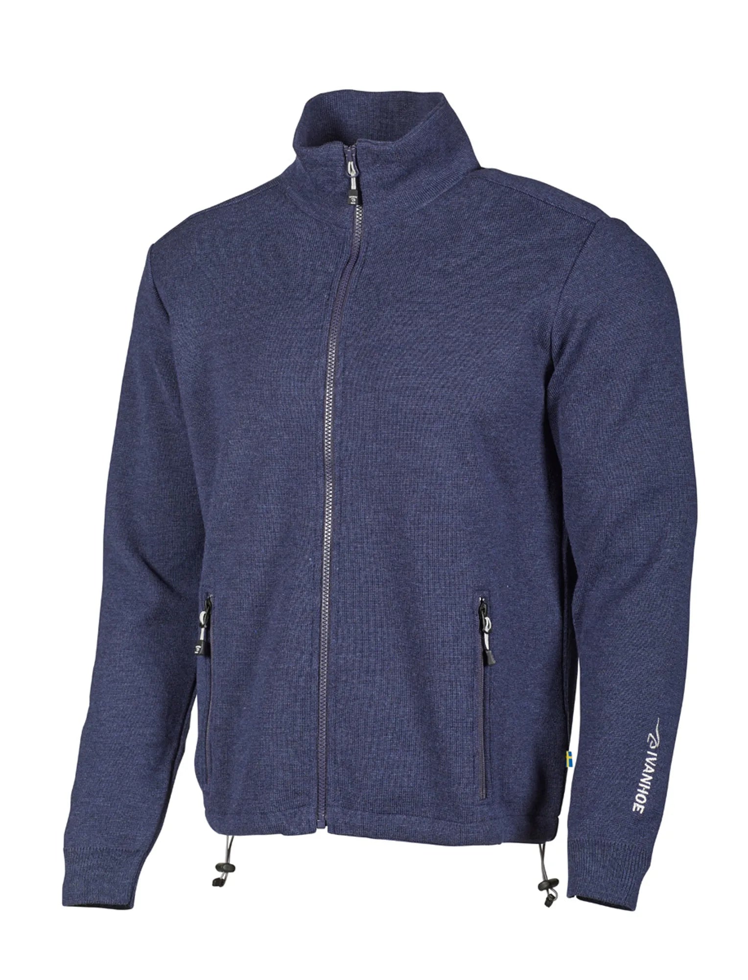 Ivanhoe Hadar Full Zip Wolljacke Steelblue L Merino