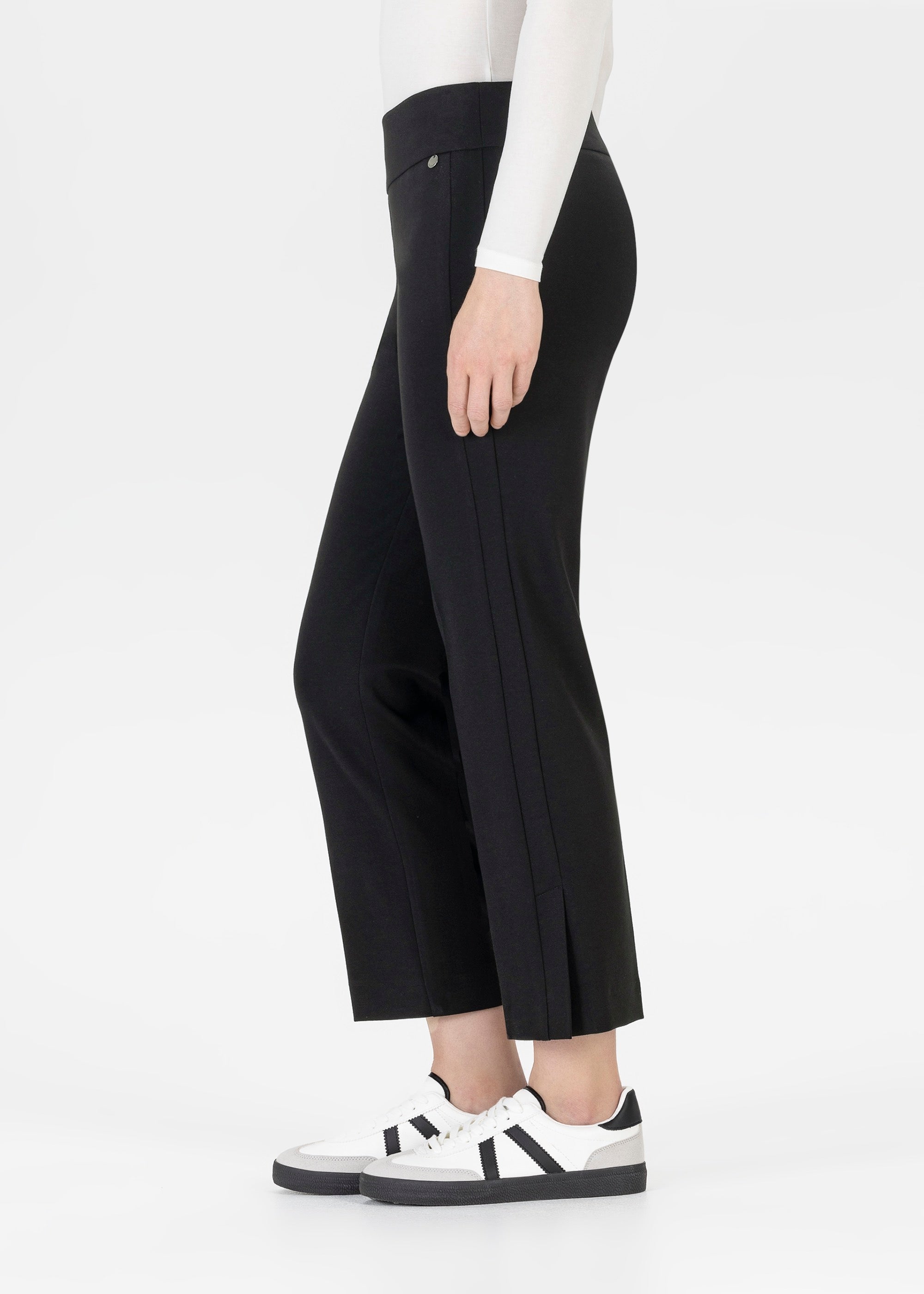 Stehmann Ina 6/8-Hose schwarz Jersey