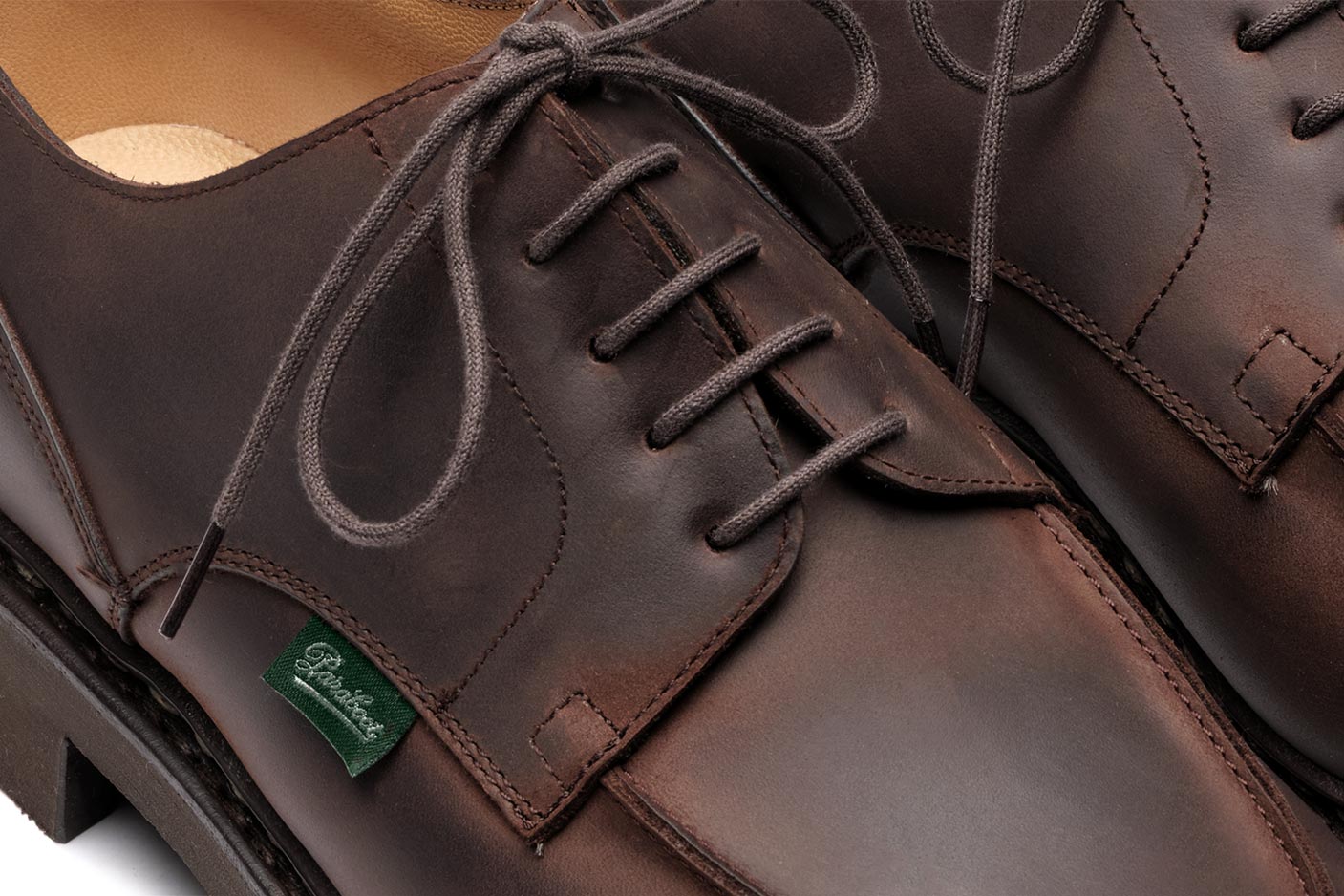 Paraboot Chambord Derby Braun Tex Leder