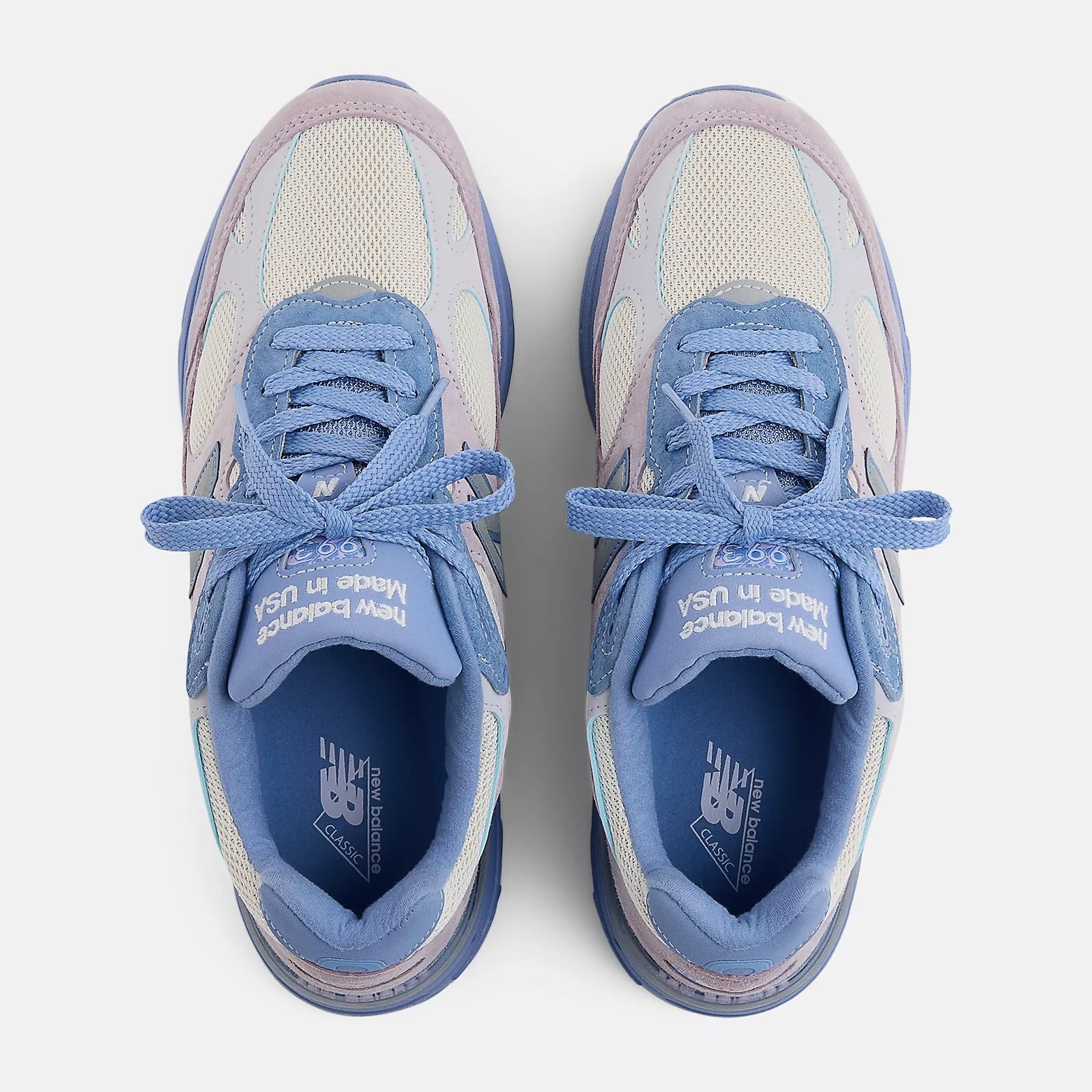 New Balance 993 Sneaker Fairweather Blue Mesh