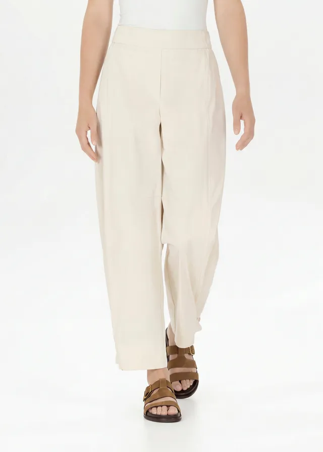 Stehmann Oliveira Straight Fit Hose burrata 7/8 Cotton