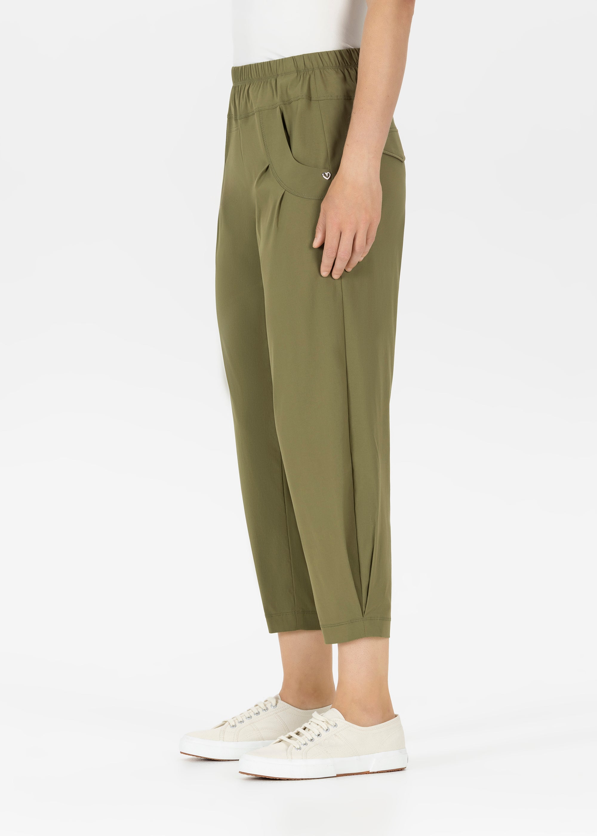 Stehmann Rachell O-Shape Hose Sommer Bengaline vetiver