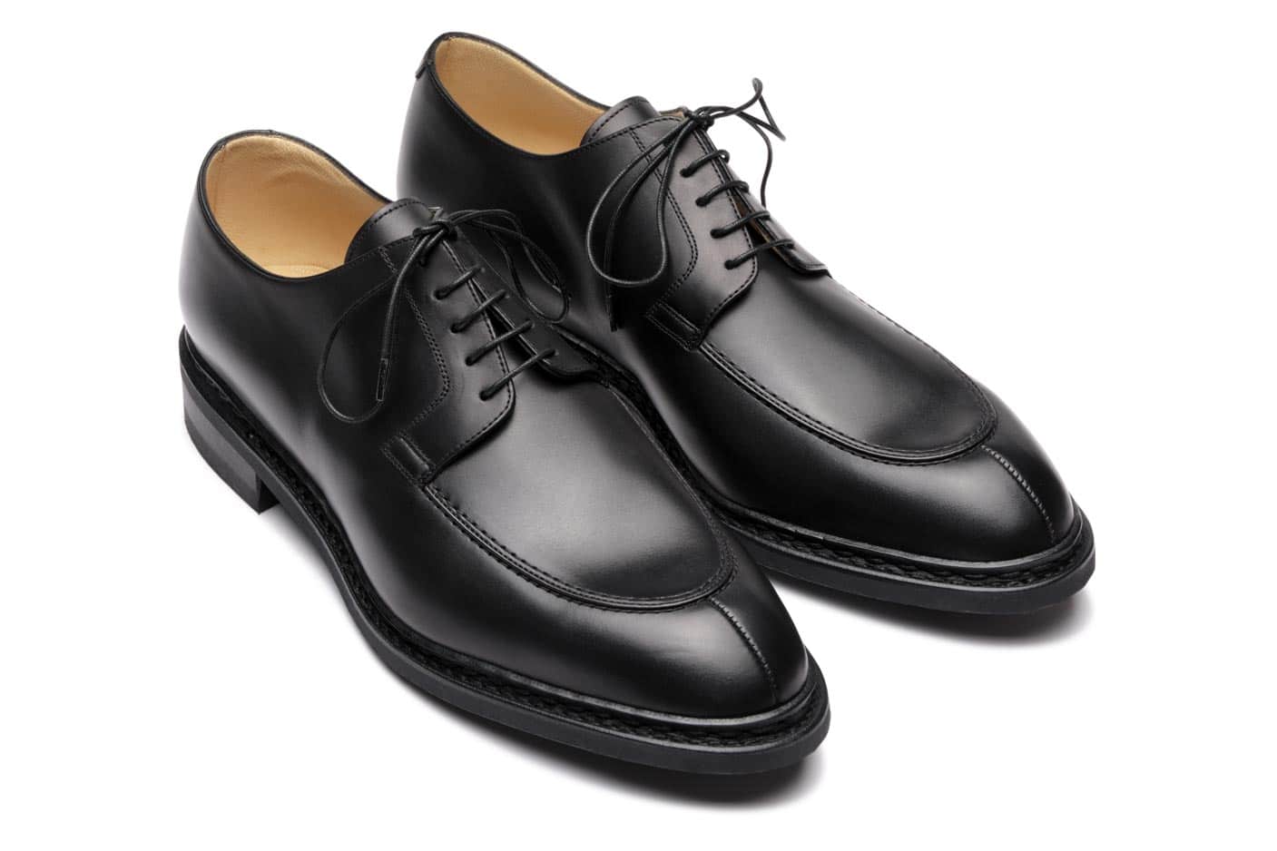 Paraboot Rousseau Actem Derby Schwarz Glattleder