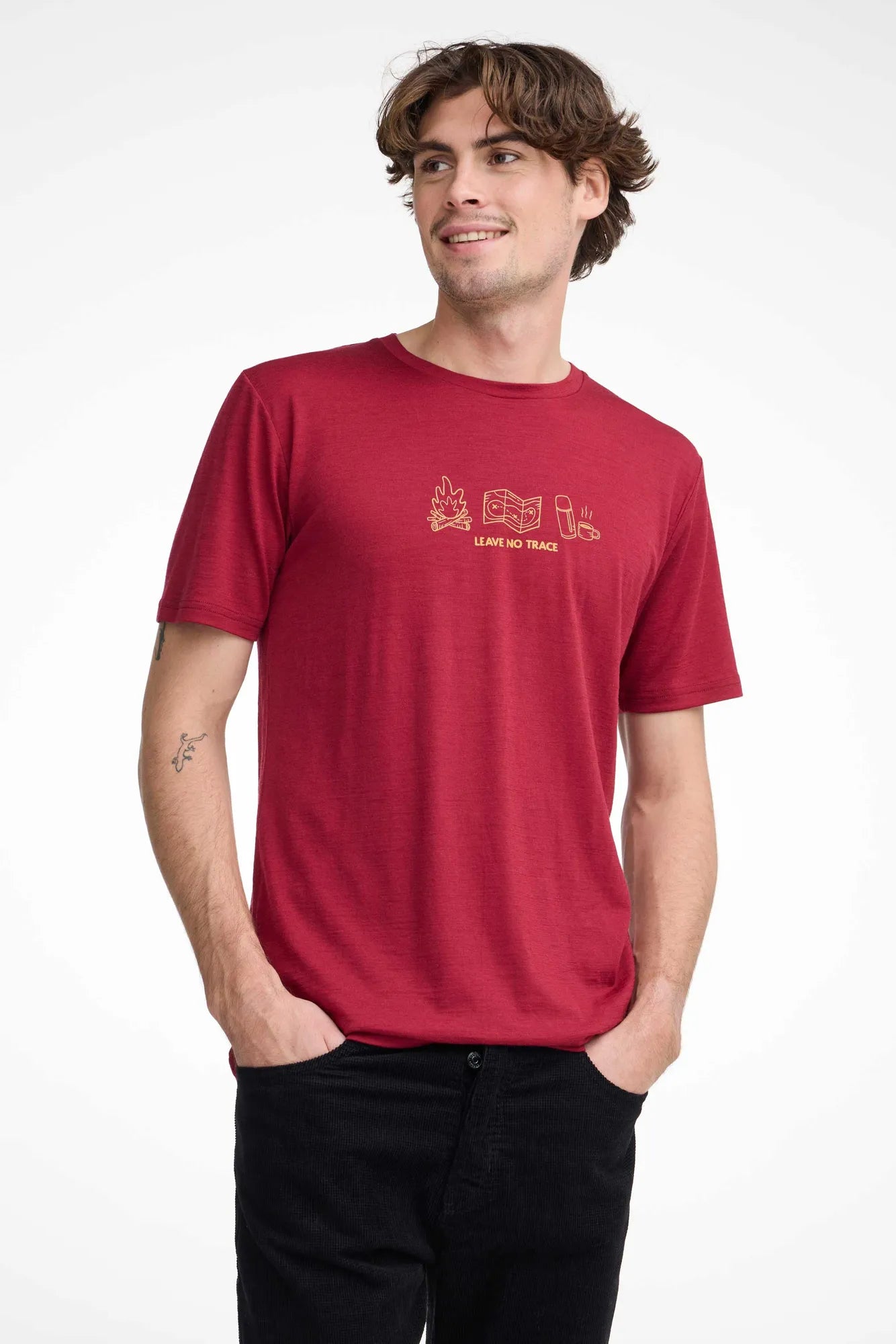 Ivanhoe Ceasar Adventure T-Shirt Herren S Royal Cherry Merino