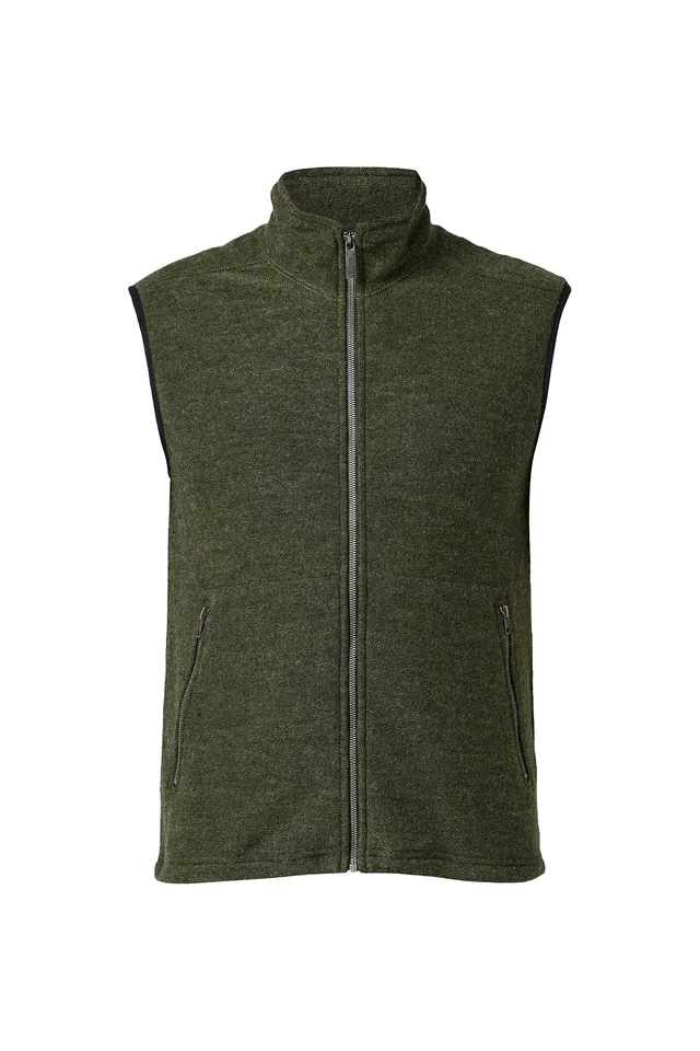 Ivanhoe Kurre Vest Wollweste Herren Loden Green 60% Wolle
