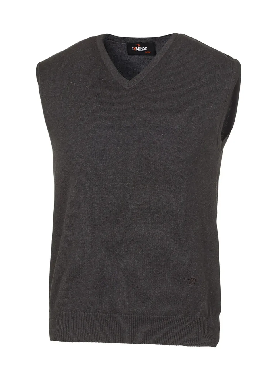 Ivanhoe PD Slipover Pullunder Graphite Marl Bio-Baumwolle