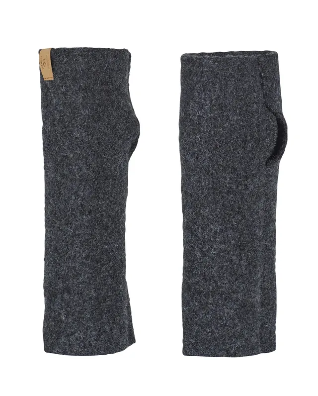 Ivanhoe Loden Gaters Handgelenkwärmer Graphite Marl 100% Wolle