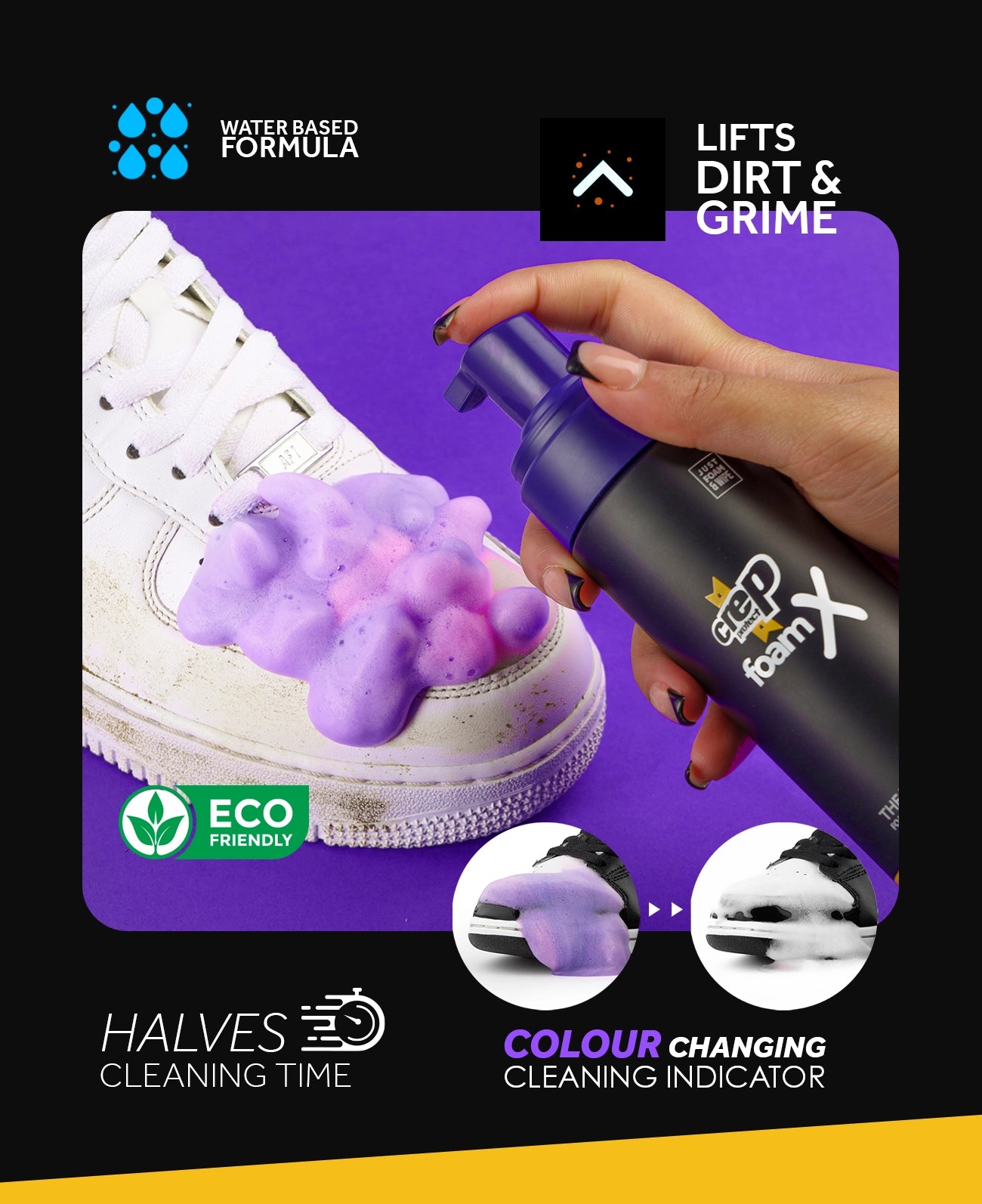Crep Protect Foam X Schaumreiniger 150 ml für Sneaker