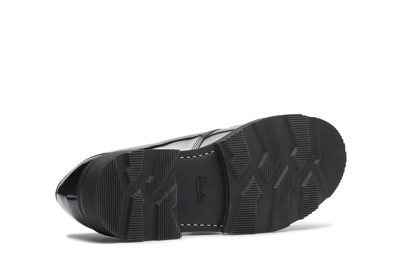 Paraboot Beaubourg Phoenix Derbies Schwarz Lack Creme