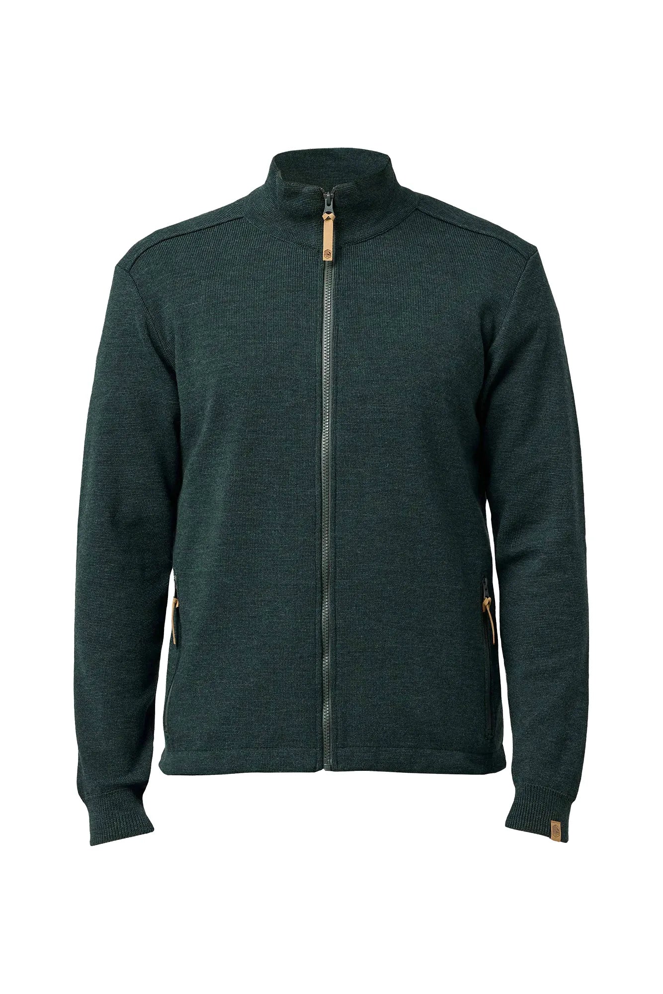 Ivanhoe Helmer Full Zip Merinopullover Rifle Green S 100% Merino