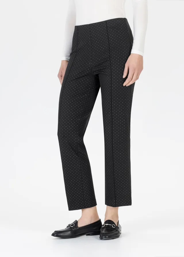 Stehmann Leni 7/8-Hose Glitter Dots schwarz