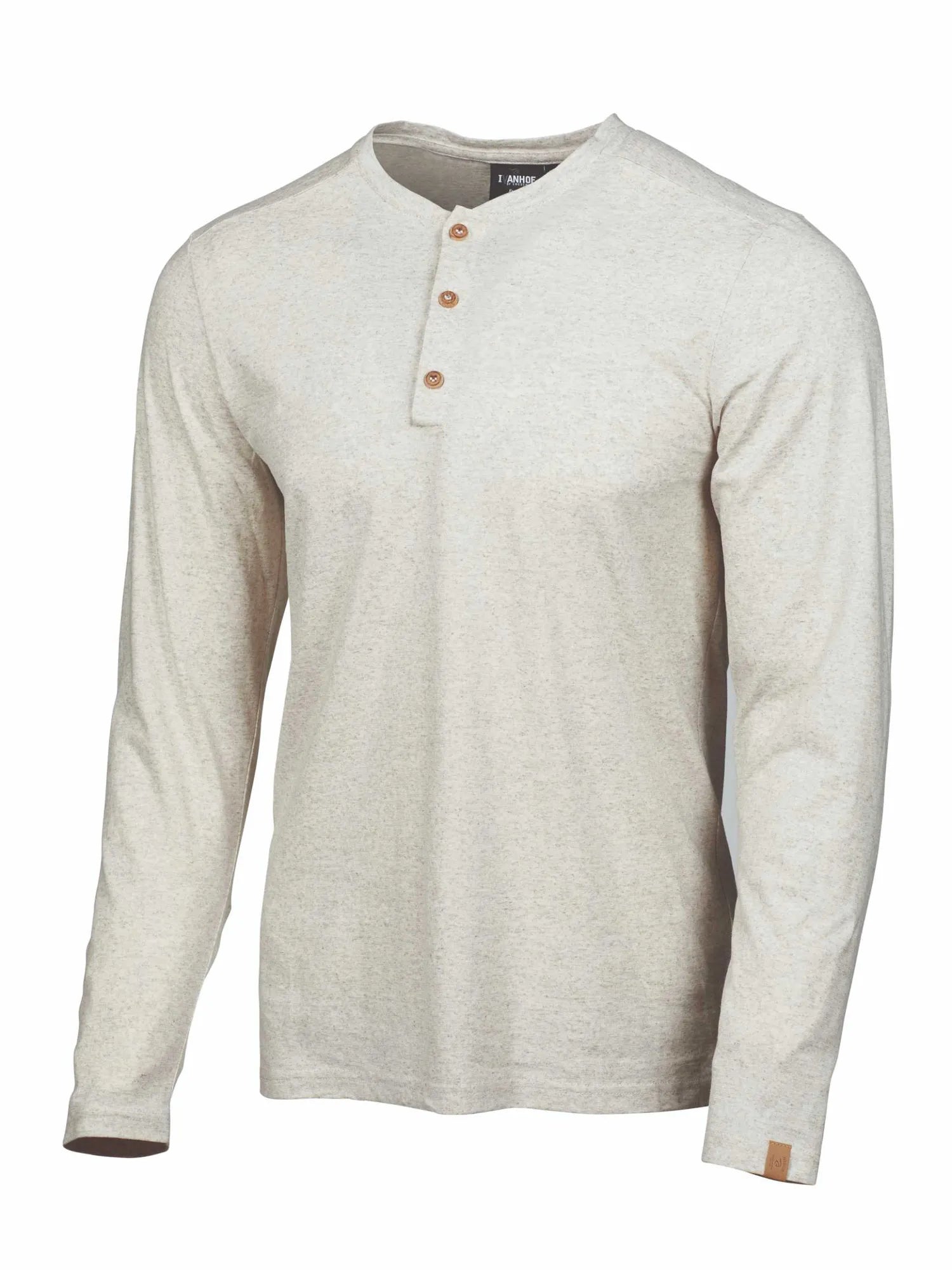 Ivanhoe GY EJE HEMP Langarmshirt Naturmelange Hanf