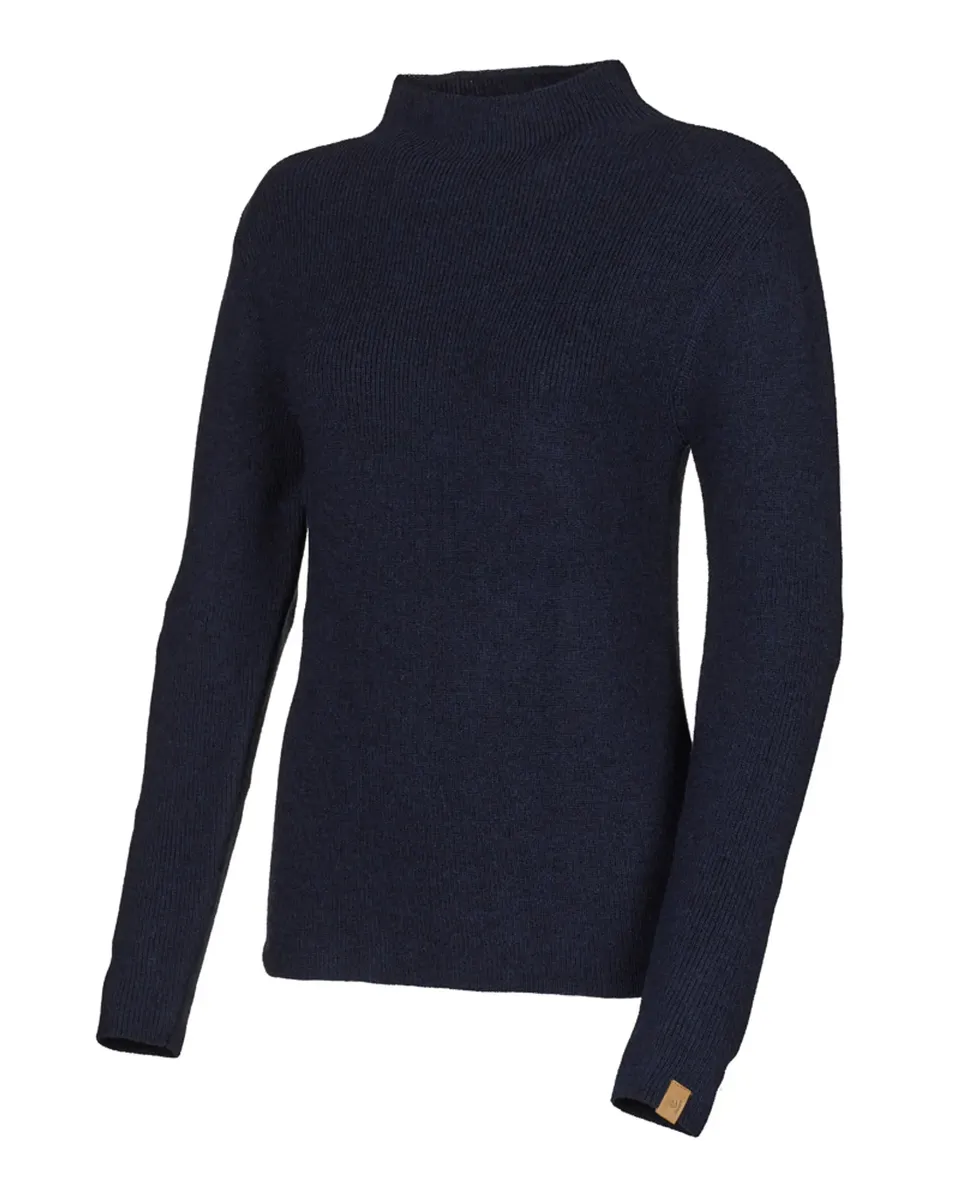 Ivanhoe Solberga Pullover Damen Navy Merinowolle