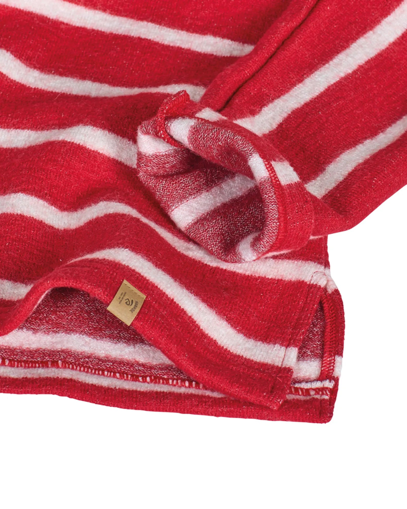 Ivanhoe GY Bystad Streifenpullover Fiery Red Wolle