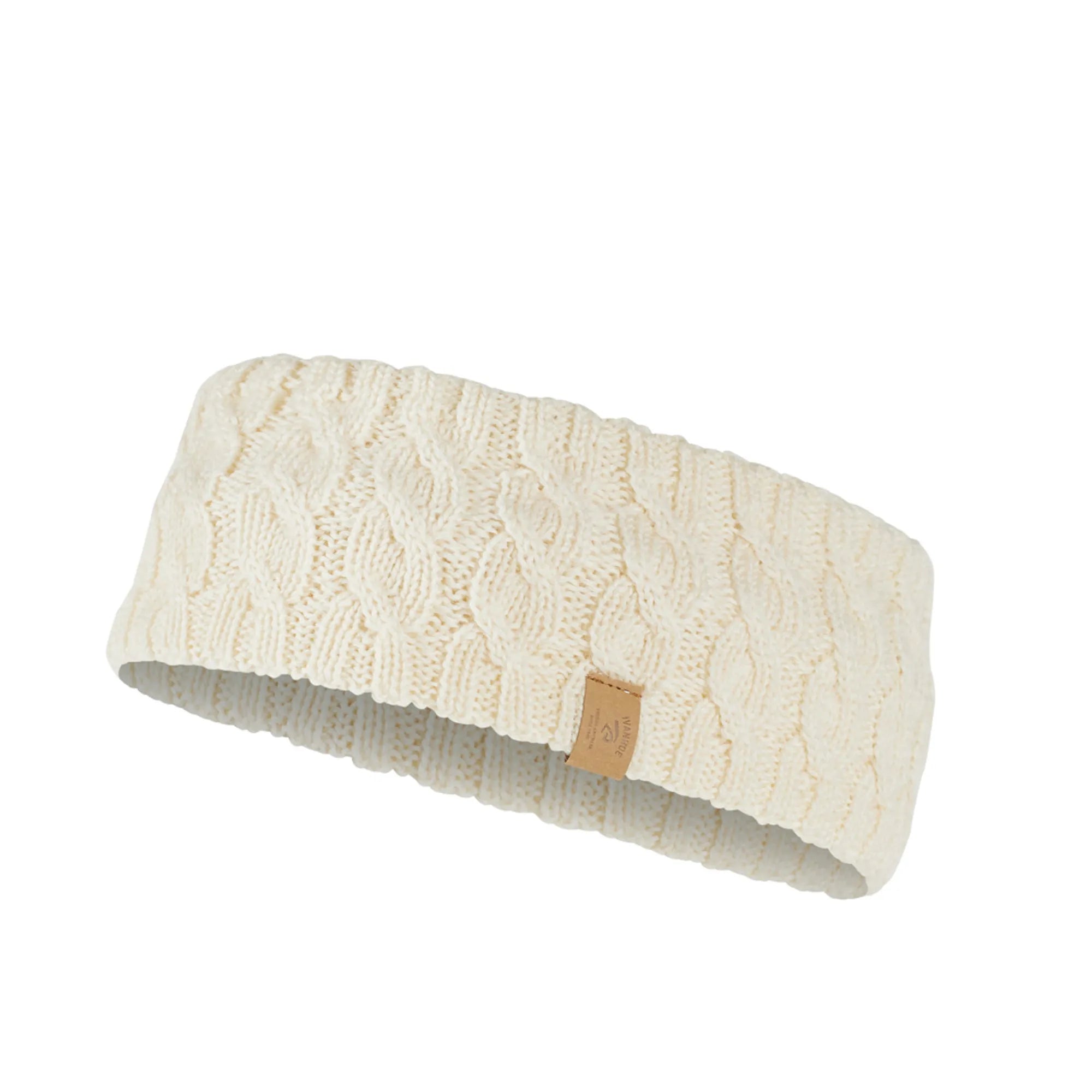 Ivanhoe NLS Cable Headband Stirnband Natural White 100% Wolle