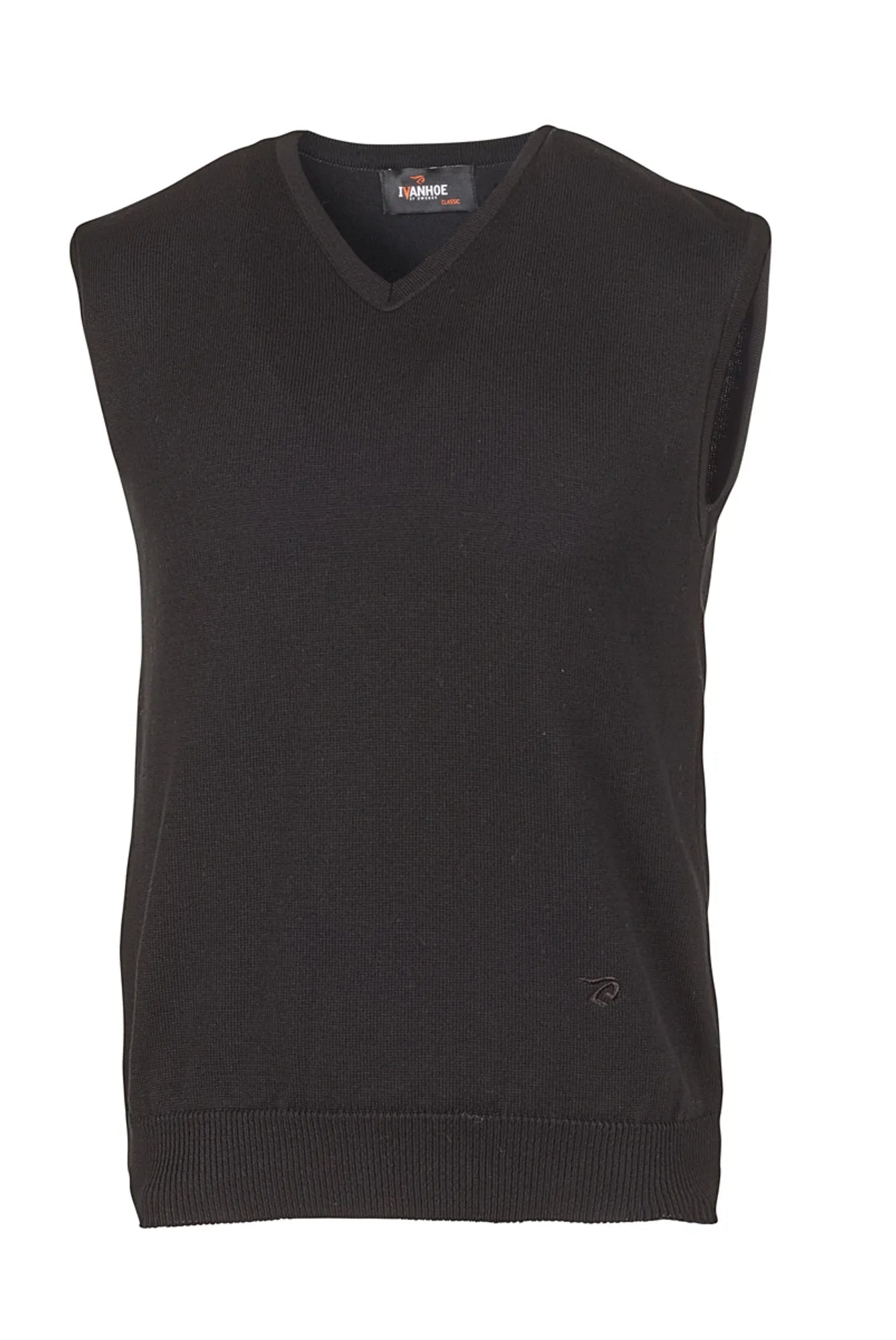 Ivanhoe PD Slipover Pullunder Black L Baumwolle