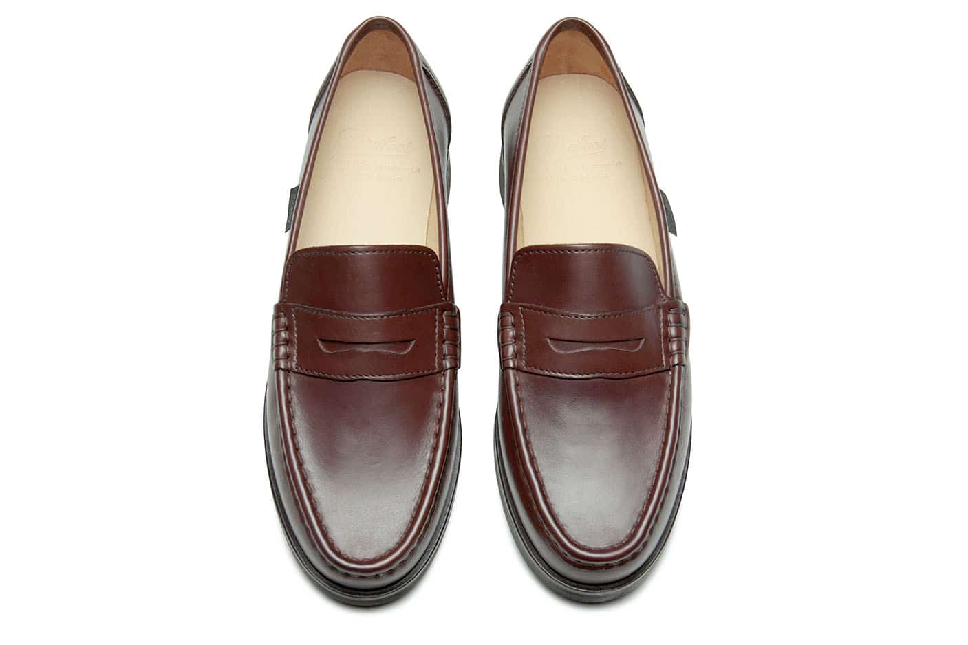 Paraboot Chasse Vignony Derby Lederschuhe braun Cafe