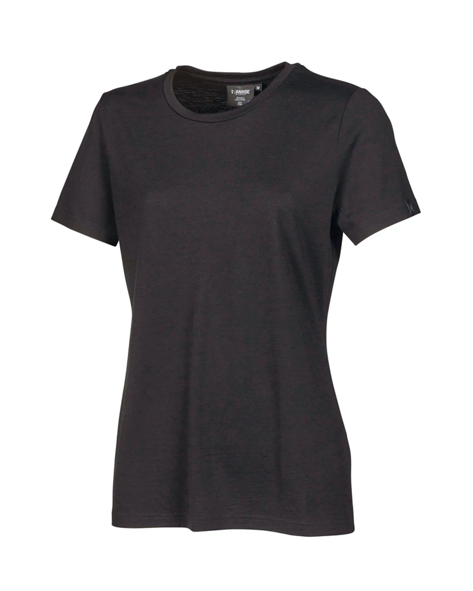 Ivanhoe Underwool Cilla T-Shirt Black Gr.38 Merino