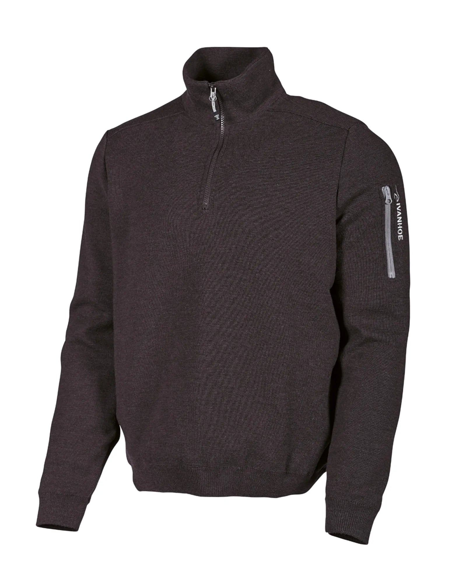Ivanhoe Hadar Half-Zip Windbreaker Black Merino S-XXXL
