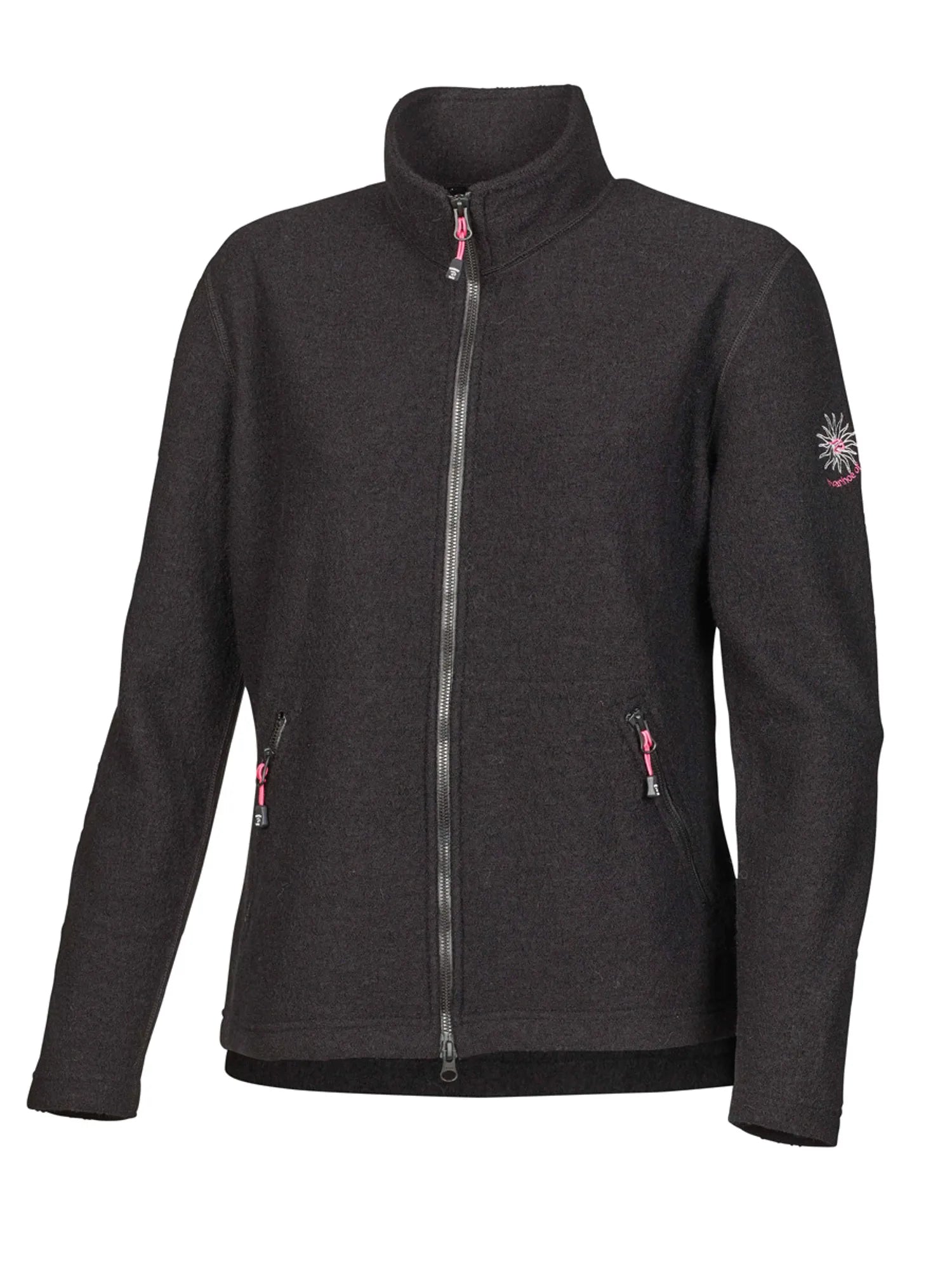 Ivanhoe Leona Full Zip Wolljacke Black 98% Wolle