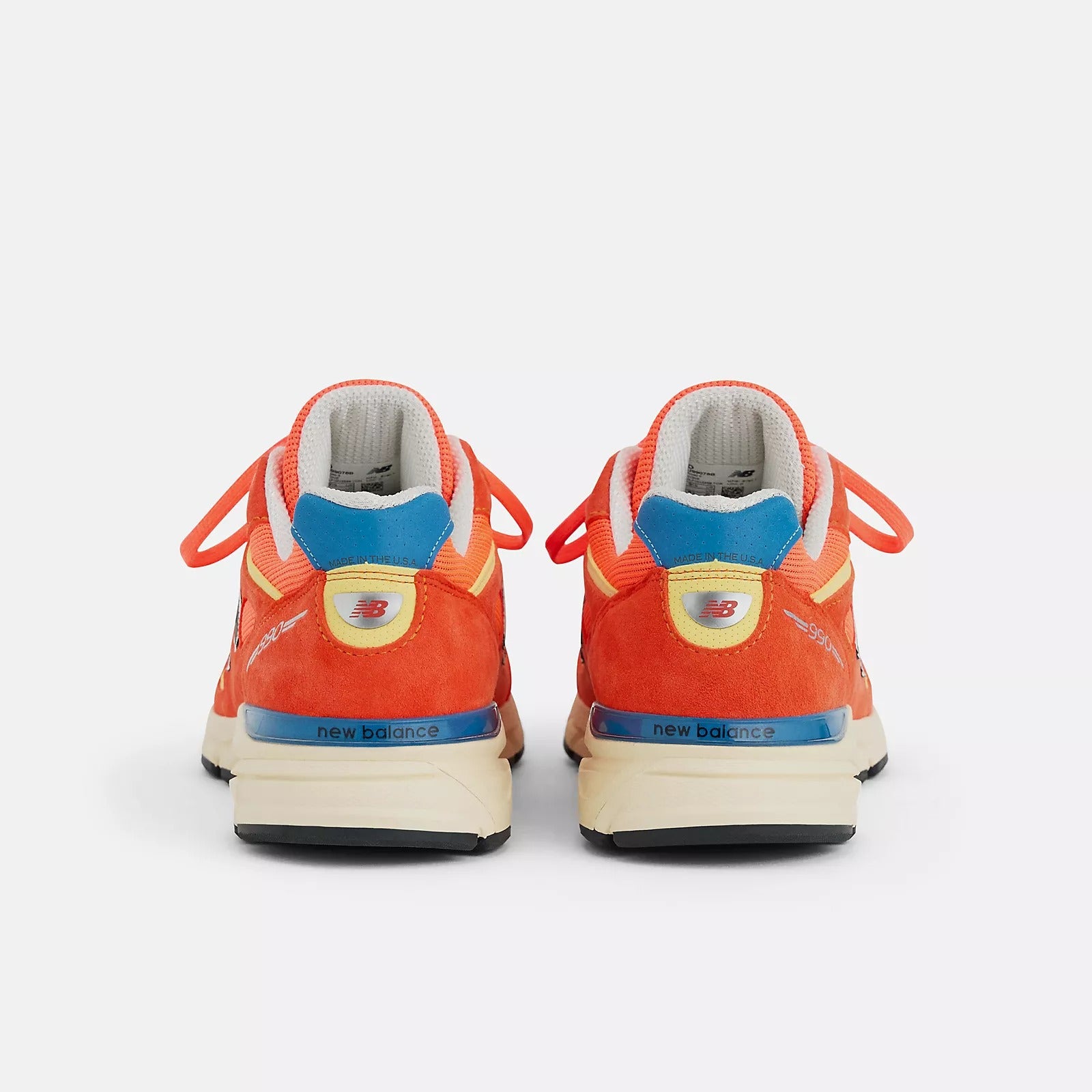 New Balance 990v4 Sneaker Urgent Red/Maize ABZORB