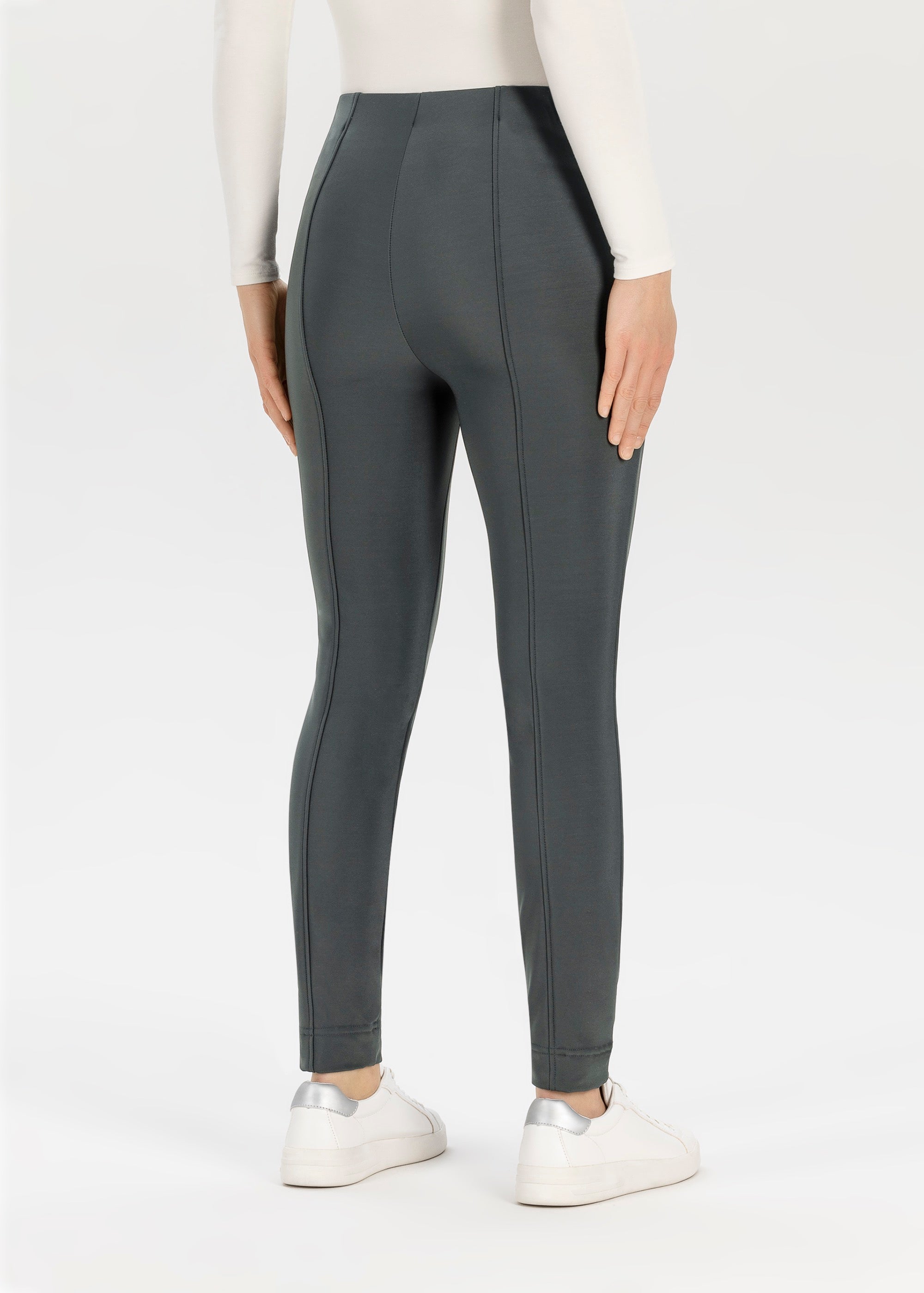 Stehmann Iselle Slim Fit Hose grün 7/8 Thermo