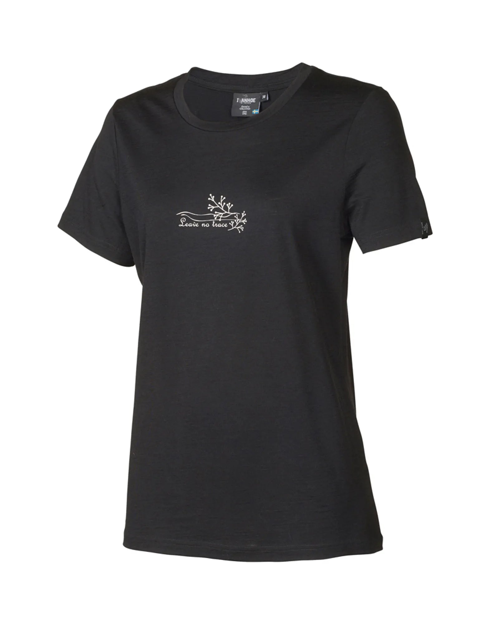 Ivanhoe Cilla Vine Merino T-Shirt 36 Black 160g